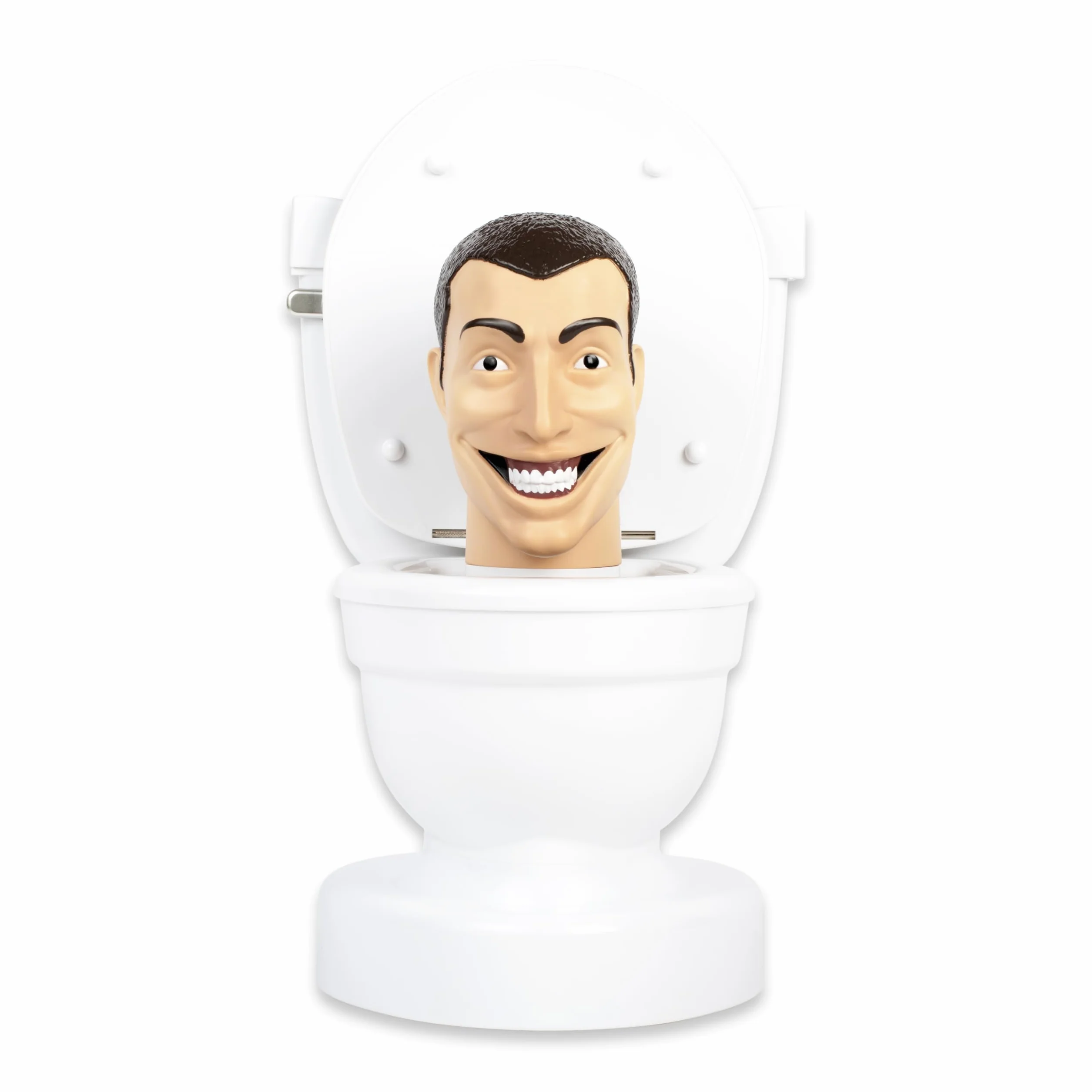 SKIBIDI Toilet Deluxe Toilet RC, YouTube Animation Sensation, pilot zdalnego sterowania, figurka akcji, oficjalnie licencjonowany gadżet toaletowy