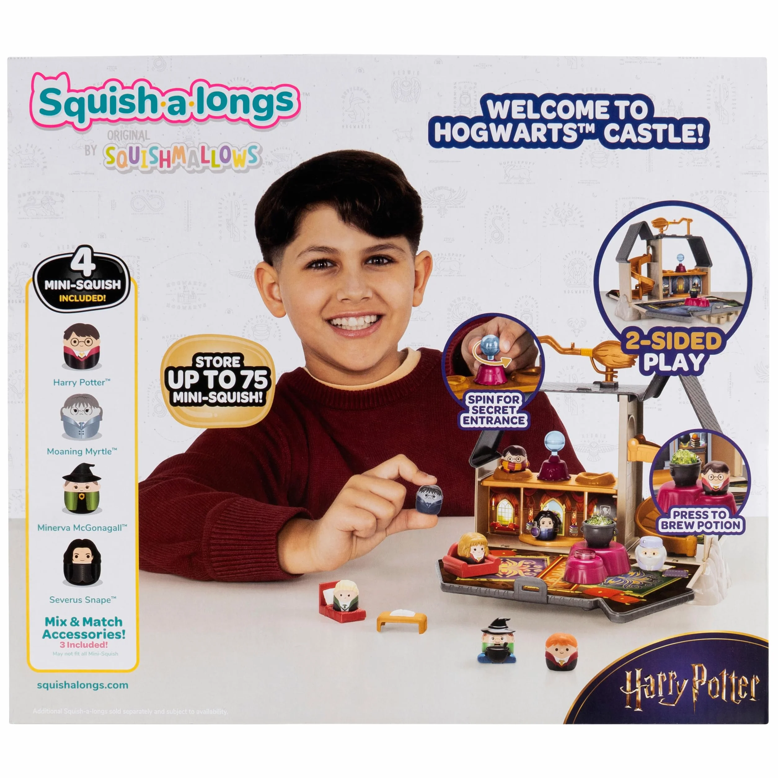 Squish-a-longs Zestaw do zabawy "Harry Potter" Zamek Hogwart