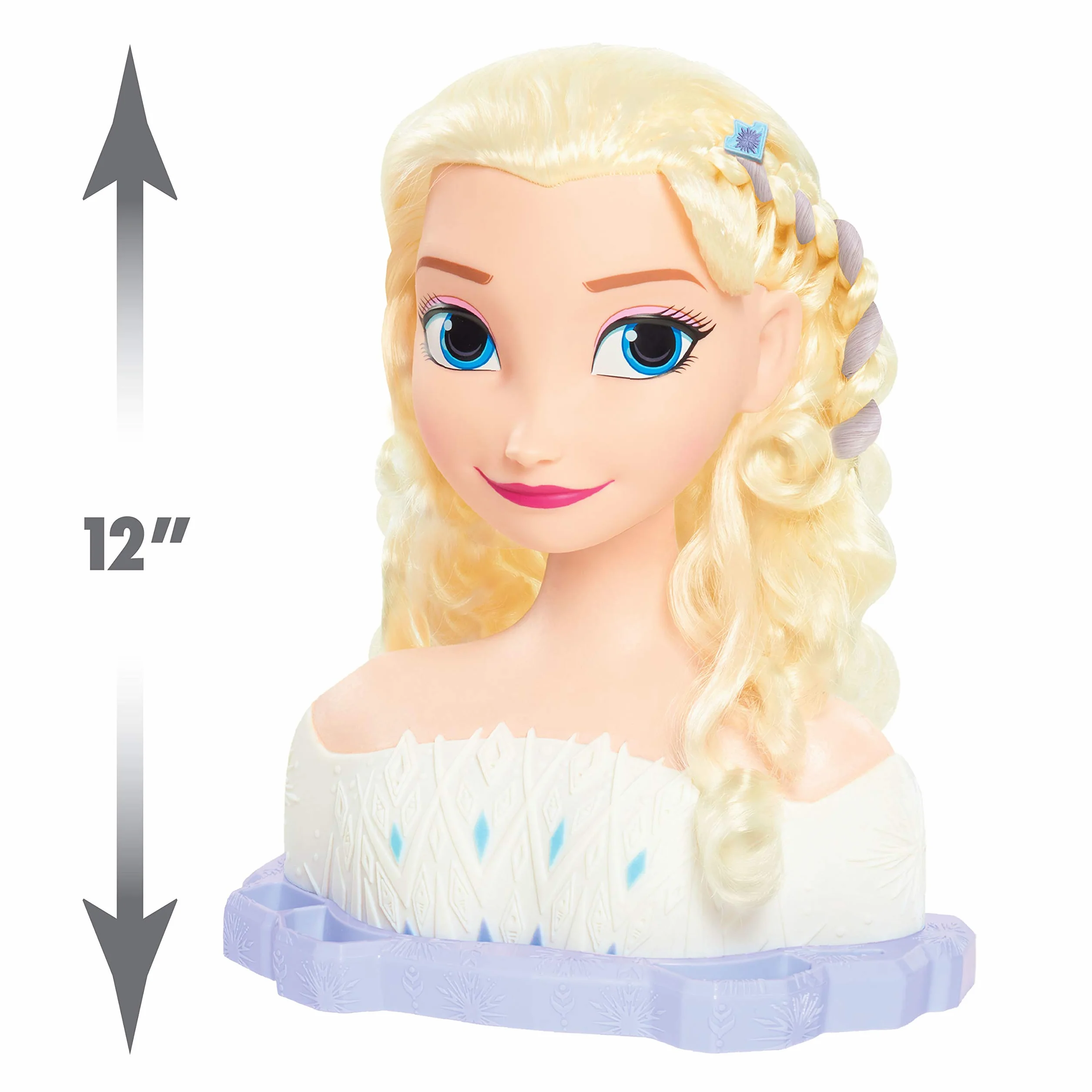Disney’s Frozen 2 Deluxe Elsa the Snow Queen Styling Head, 17-pieces