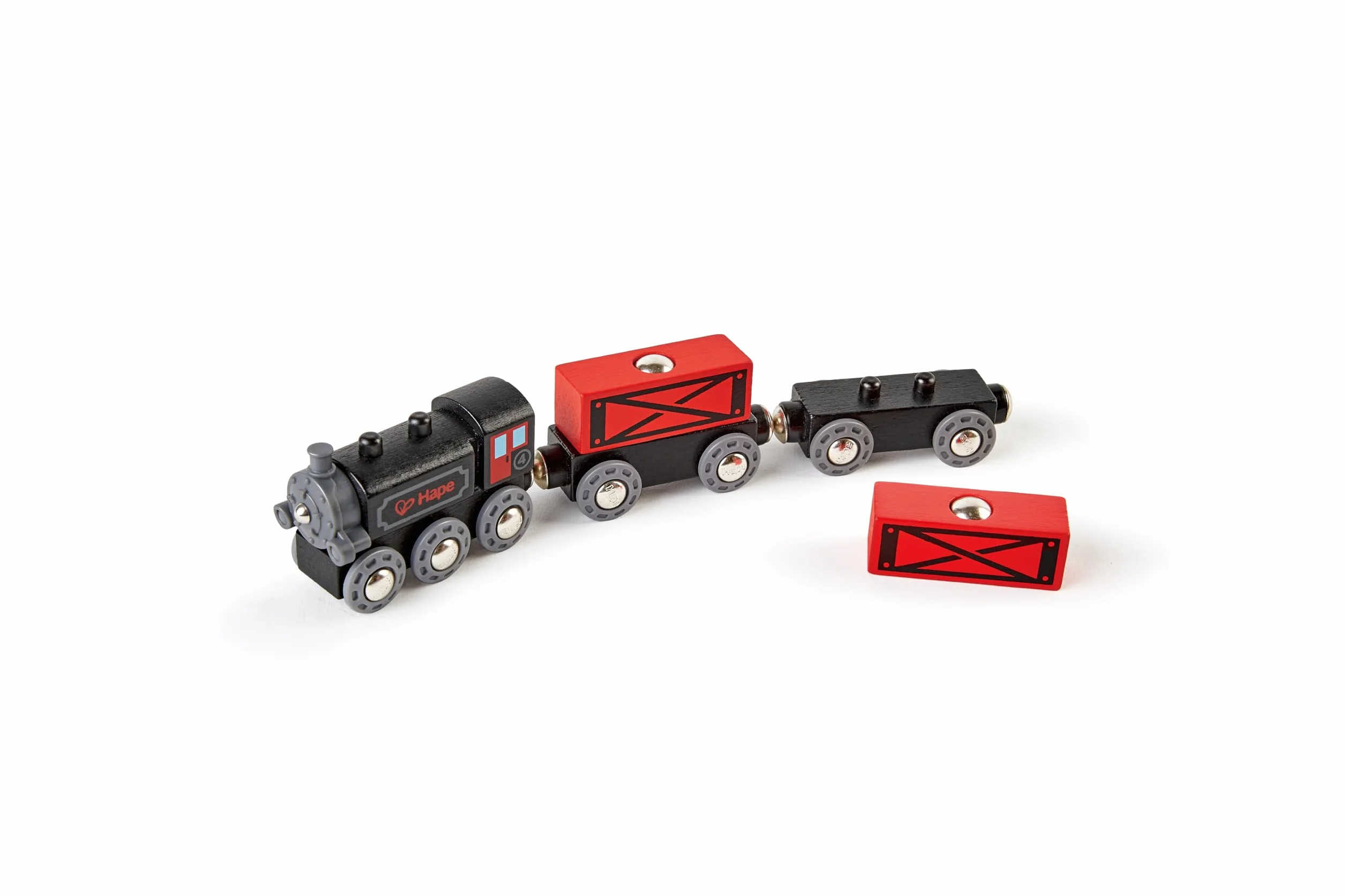 Hape Steam-Era Freight Railway Wooden Train Track Accessories