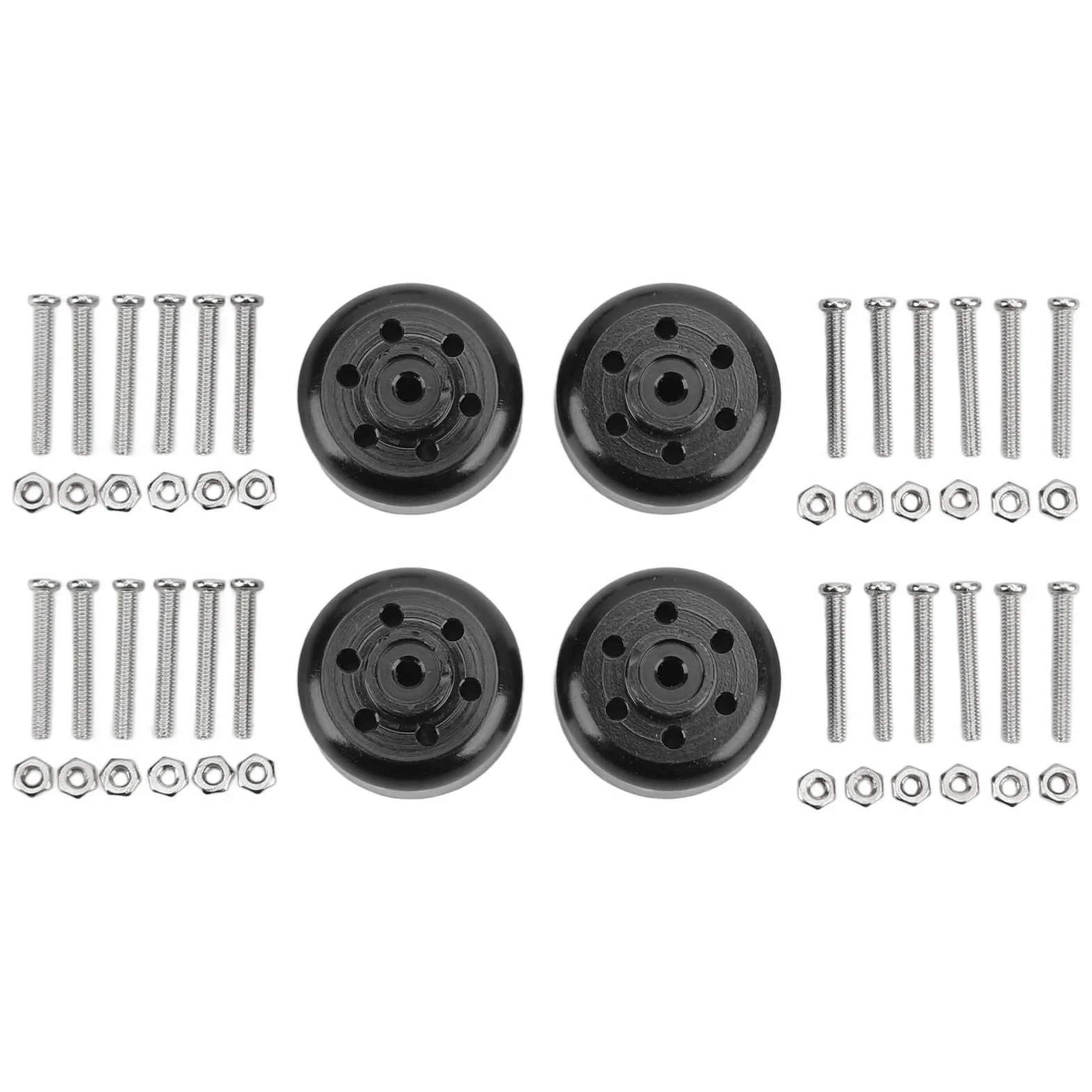 Gumowa opona ze stopu aluminium piasta koła do WPL C14 C24 B14 B24 B16 B36 1/16 RC Car Upgrade część czarna
