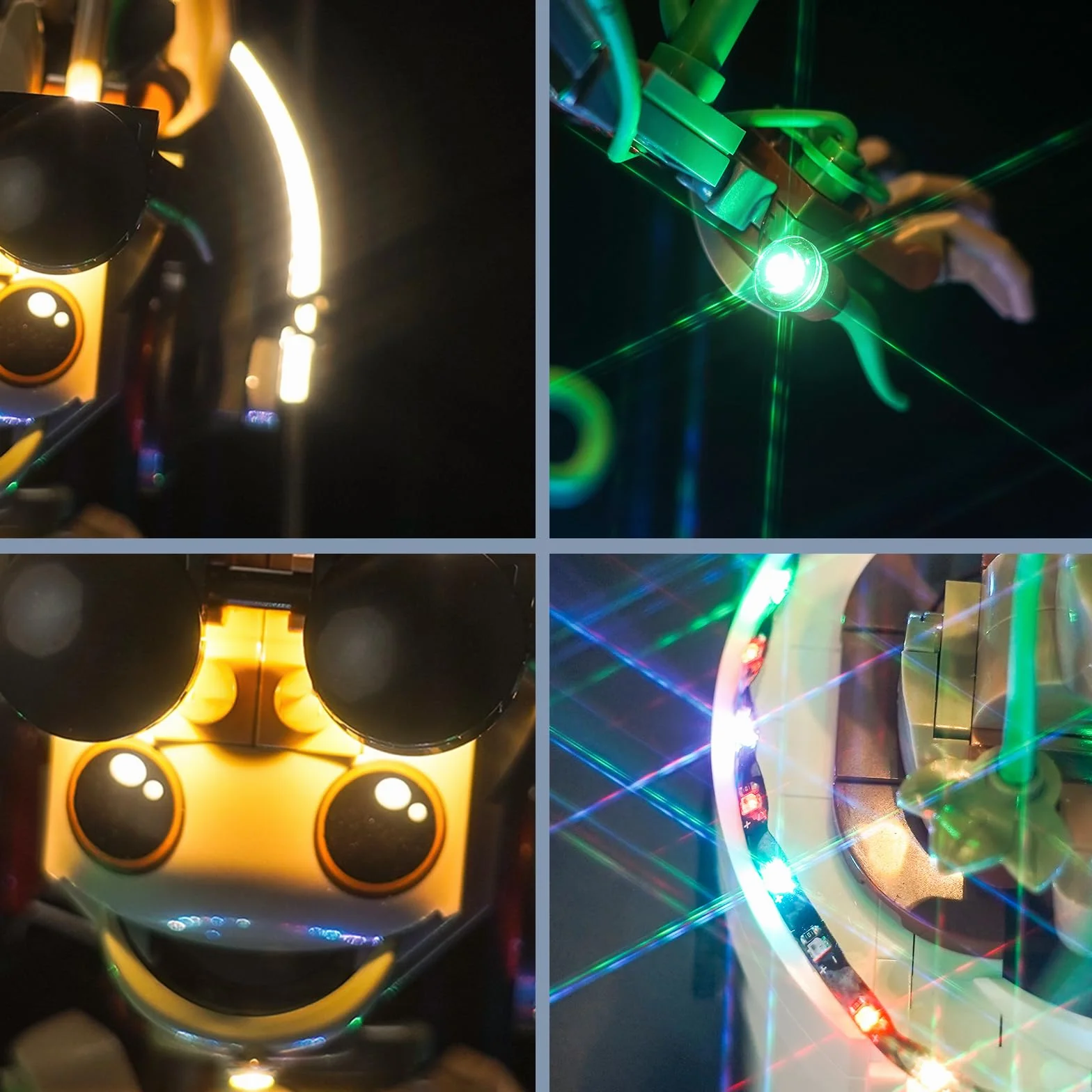 Music Version zestaw oświetleniowy kompatybilny z Lego Dancing Groot 76297 (nie jest to model), zestaw oświetleniowy LED, kompatybilny z Lego 76297 Dancing Groot, kreatywna zabawka