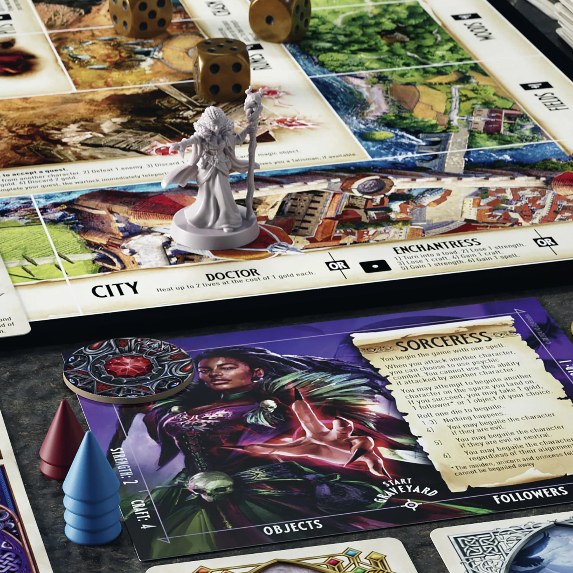 Avalon Hill Talisman: The Magical Quest Board Game, 5. edycja | Fantasy Tabletop Adventure Games | Od 12 lat i więcej | 2 do 6 graczy | Gry strategiczne RPG