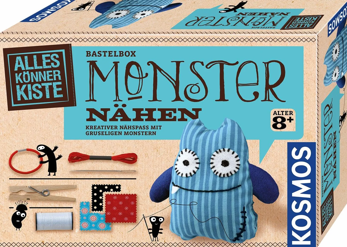 Monster nähen: Kreativer Nähspaß mit gruseligen Monstern