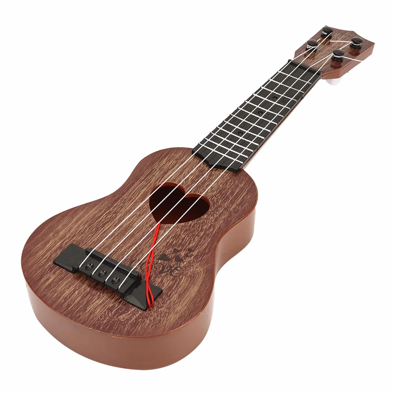 Sxhlseller Miniaturowa Grywalna Plastikowa Zabawka Ukulele dla Dzieci i Początkujących, Instrument Muzyczny do Wczesnej Edukacji dla Dzieci, Lekki i Wytrzymały Mały Ukulele dla Przedszkolaków
