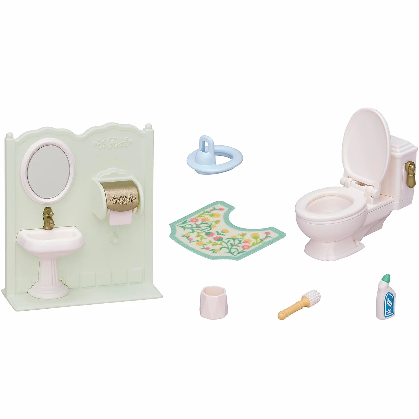 Sylvanian Families - 5740 Łazienka zestaw z toaletą - Zestaw do zabawy