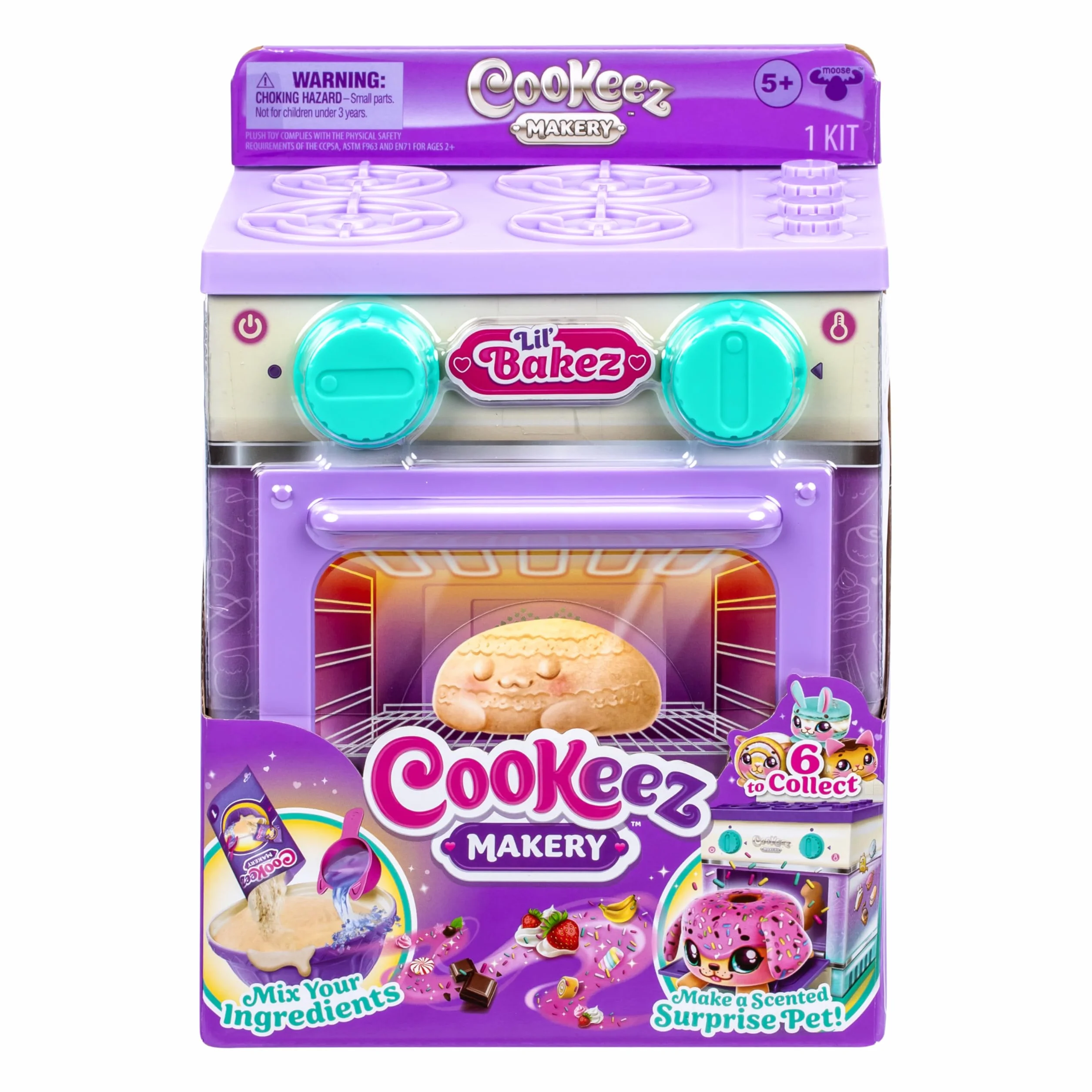Cookeez Makery Lil' Bakez piekarnik zestaw pluszowej zabawki nieelektronicznej