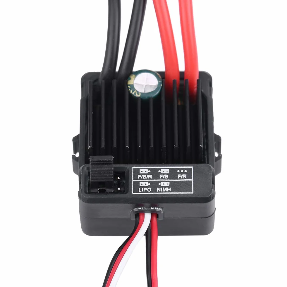 RC Auto ESC szczotkowane, wodoodporne szczotkowane 1060 60A ESC do Touring RC Auto Truggy 1/10 RC Auto