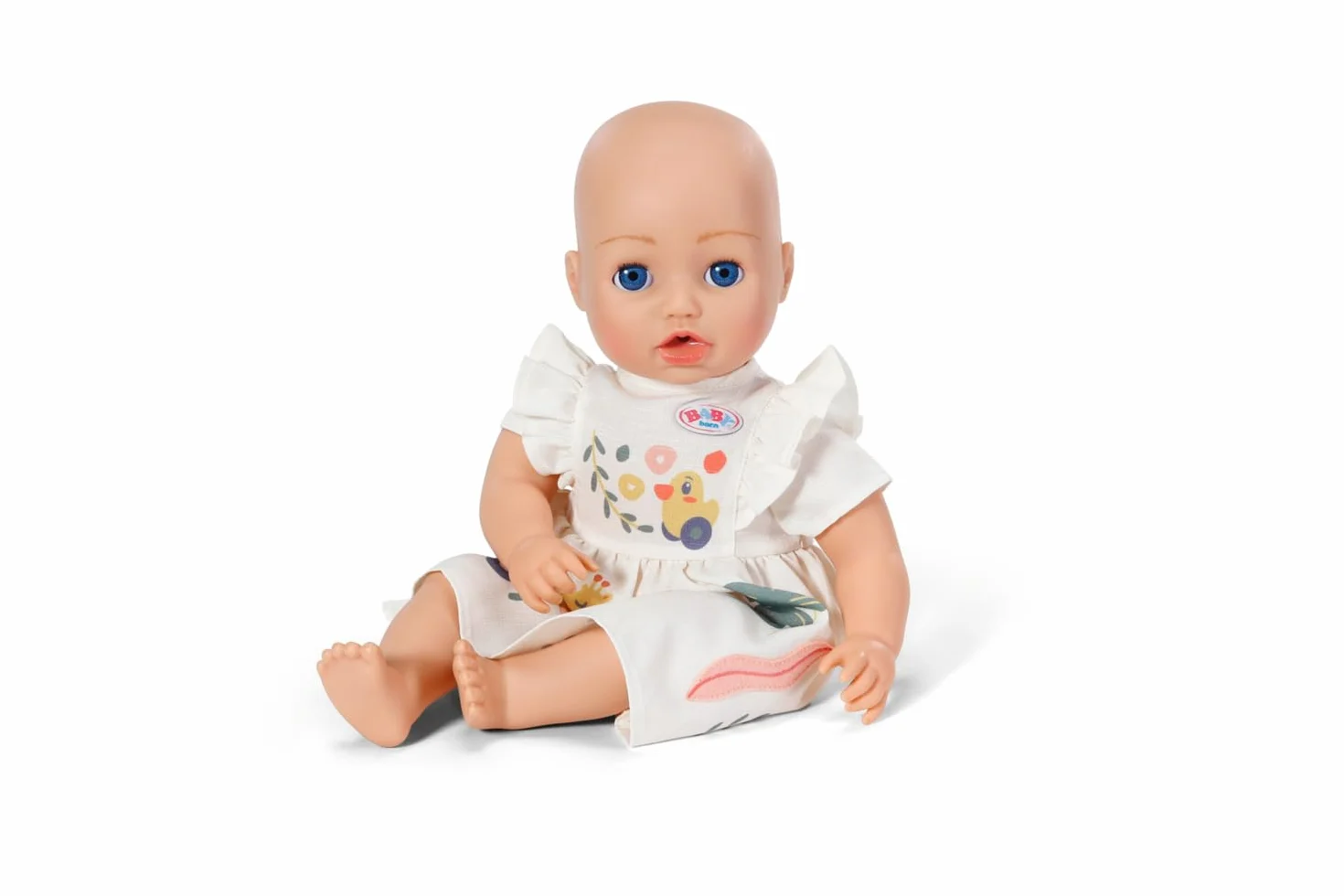 BABY born jurk met jungle ule & giraffenprint - Hoogwaardige poppenaccessoires - Kleding geschikt voor 43 cm poppen