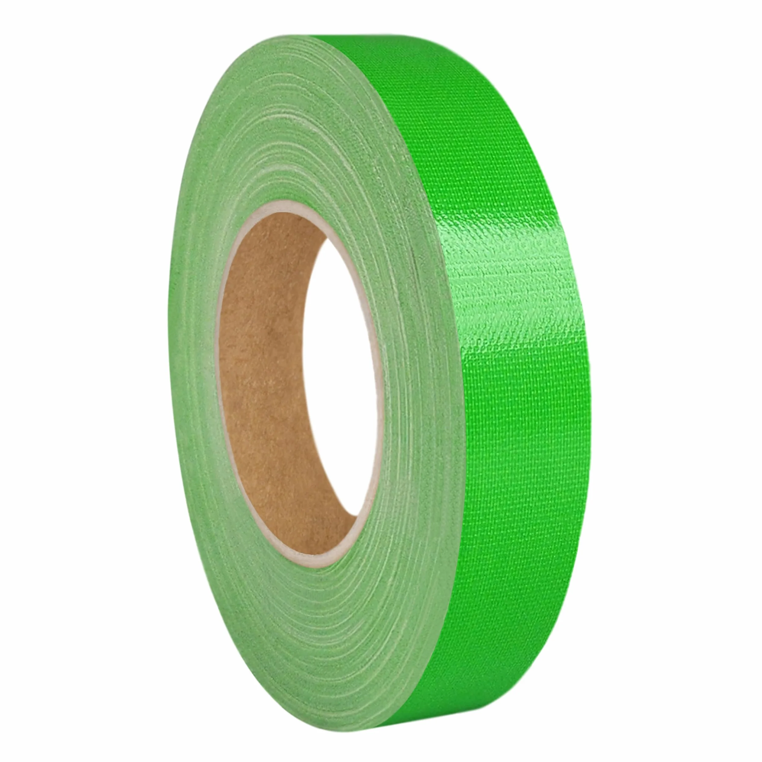 Gaffer Tape taśma klejąca z tkaniny premium, duży wybór kolorów i szerokości, mocno klejąca i nadająca się do usunięcia/jasnozielona, 12 mm x 50 m