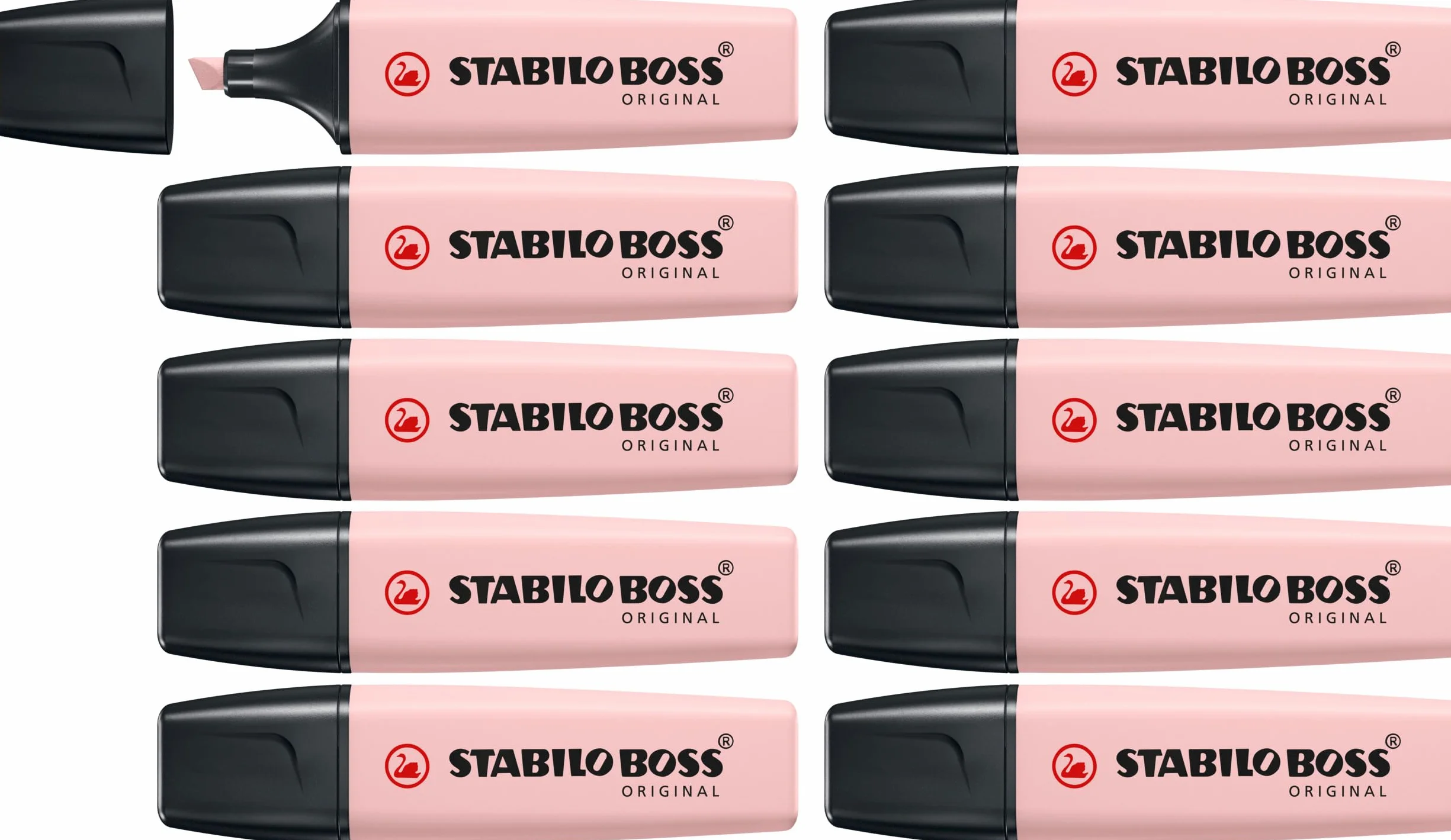 STABILO - Boss Original NatureCOLORS Wildflower zakreślacze - 10 sztuk - róż
