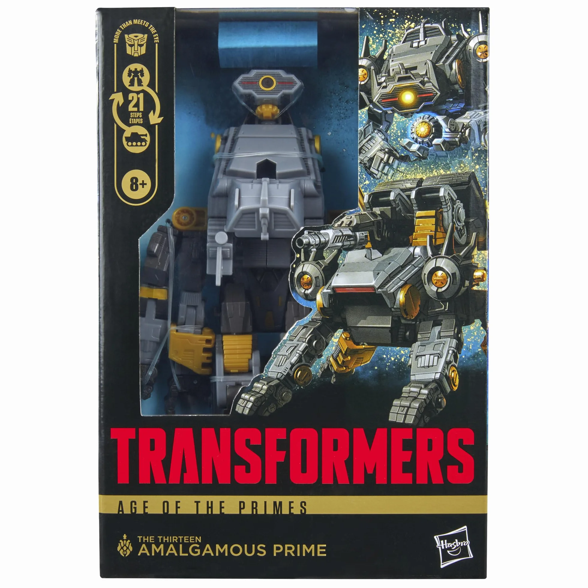 Amalgamous Prime (jeden z Trzynastu) z kolekcji Transformers: Age of the Primes, 14-centymetrowa przekształcająca się figurka klasy Voyager, zabawkowe roboty dla dzieci w wieku od 8 lat