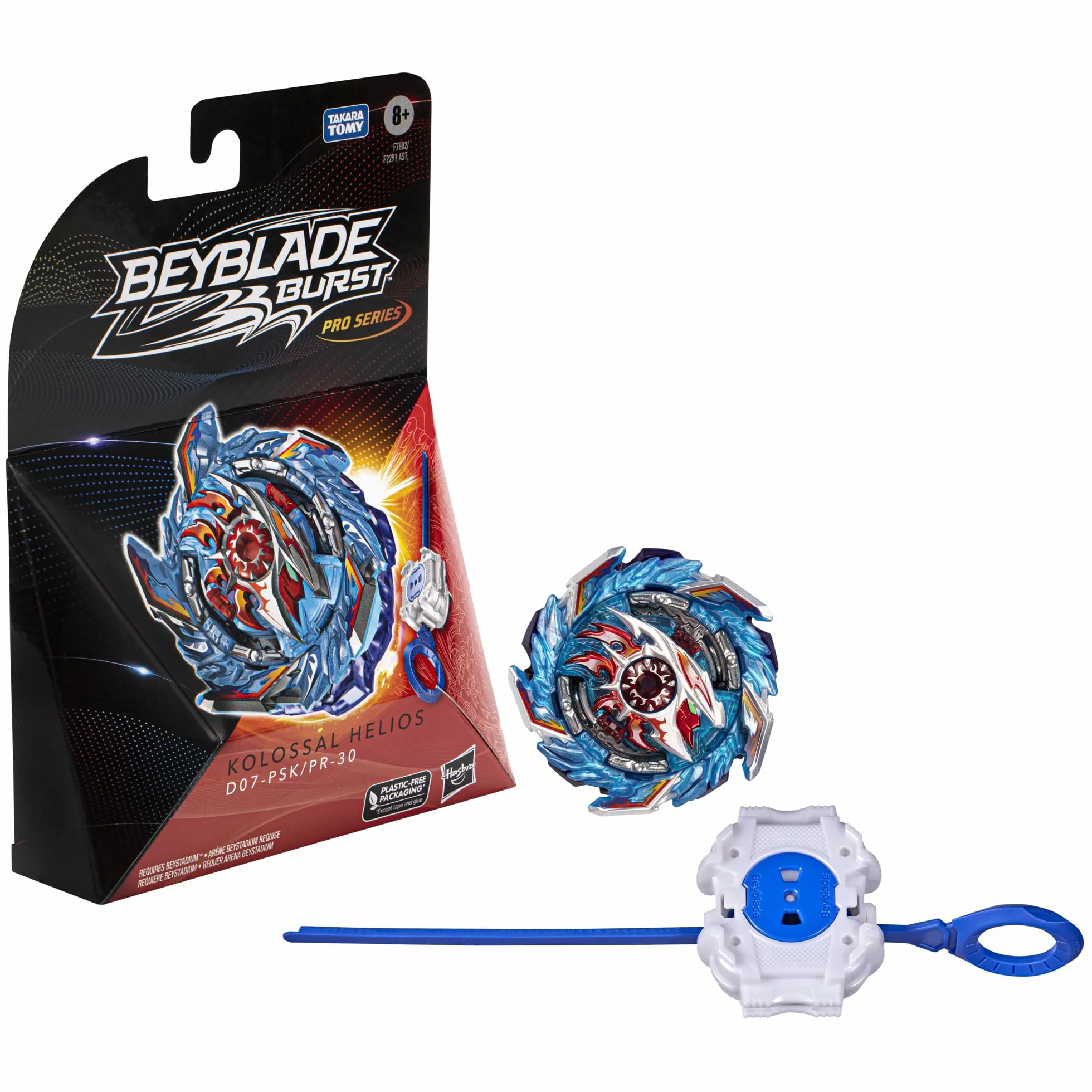 Beyblade Burst Pro Series Colossal Helios Beyblade Starter Pack, typ równowagi spinning top z Beyblade Starter