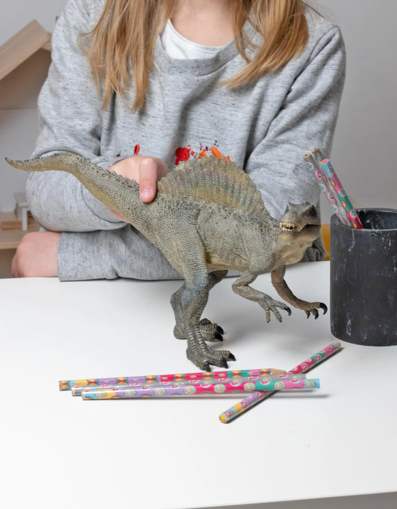 Papo DINOSAURS 55011 Figurka spinozaura, wielokolorowa