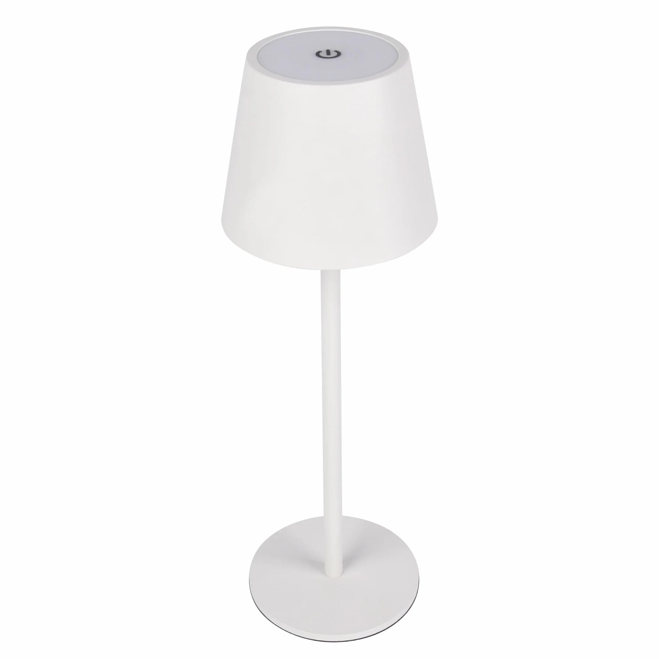 greenandco Akumulatorowa lampa stołowa, bezprzewodowa, do ponownego ładowania, ściemniana, z funkcją Touch Control, 3000-5000 K, CRI 90, 3600 mAh, nadaje się do użytku na zewnątrz, kolor: biały