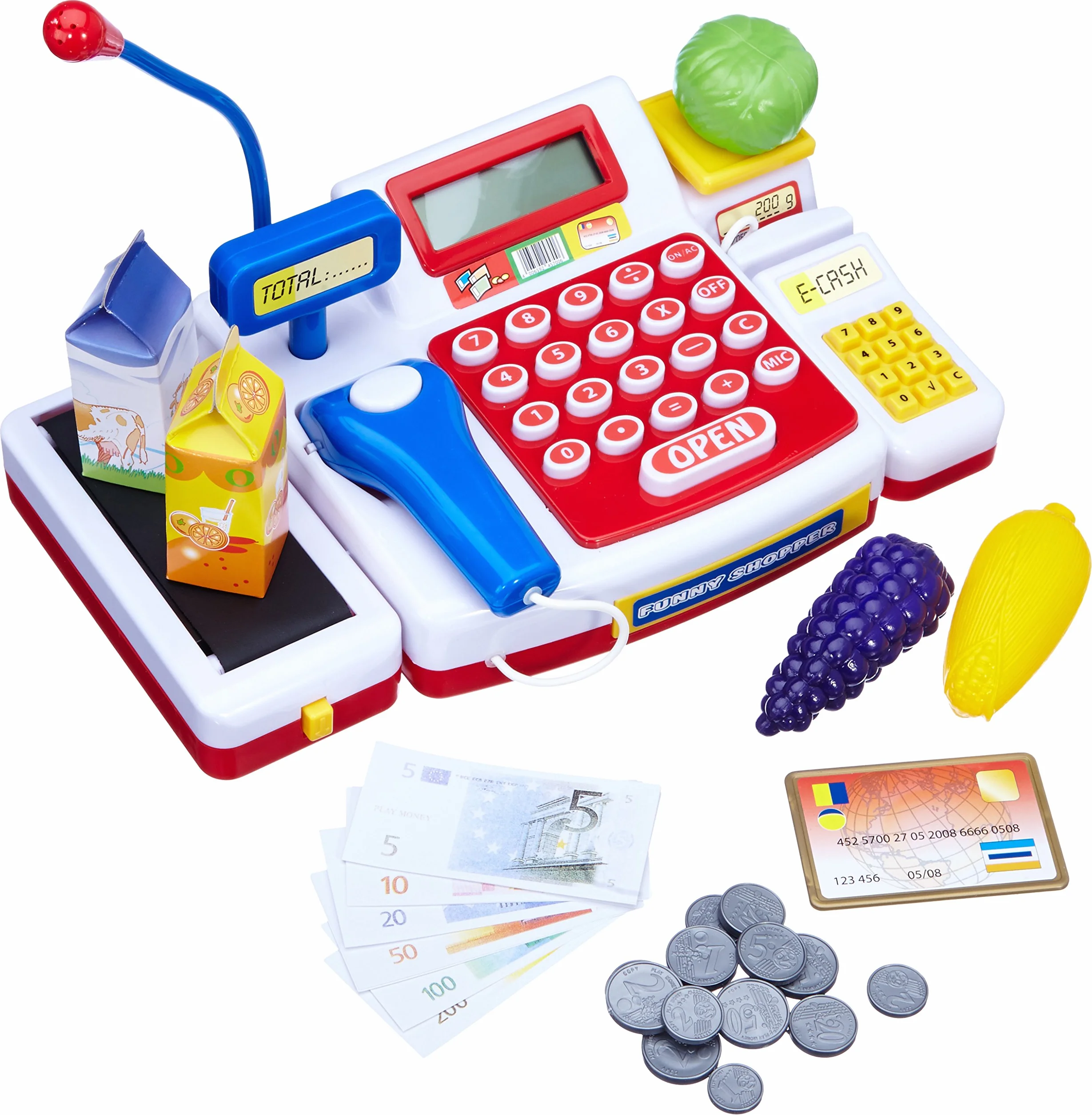 Supermarktkasse mit Scanner