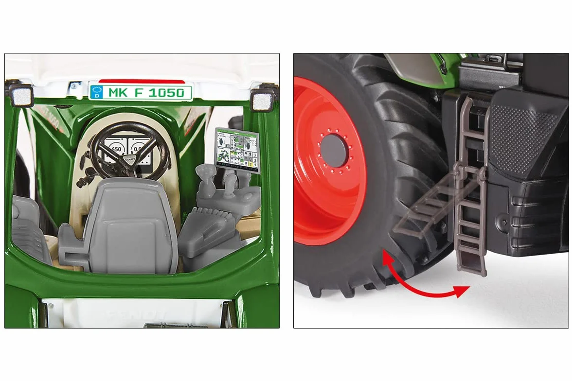 WIKING Fendt 1050 Vario Model traktora 1:32 Metal/Tworzywo sztuczne