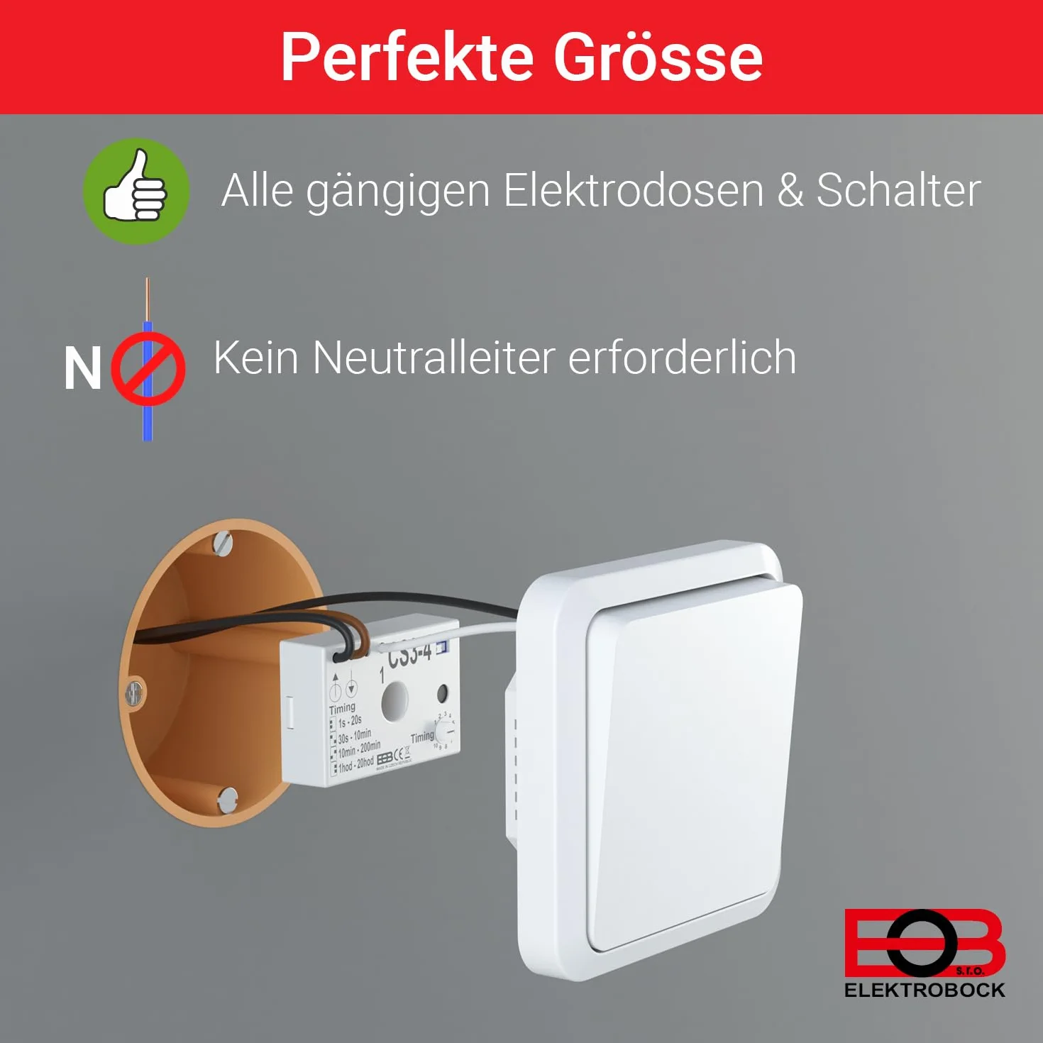 Elektrobock CS3-4 przekaźnik końcowy podtynkowy