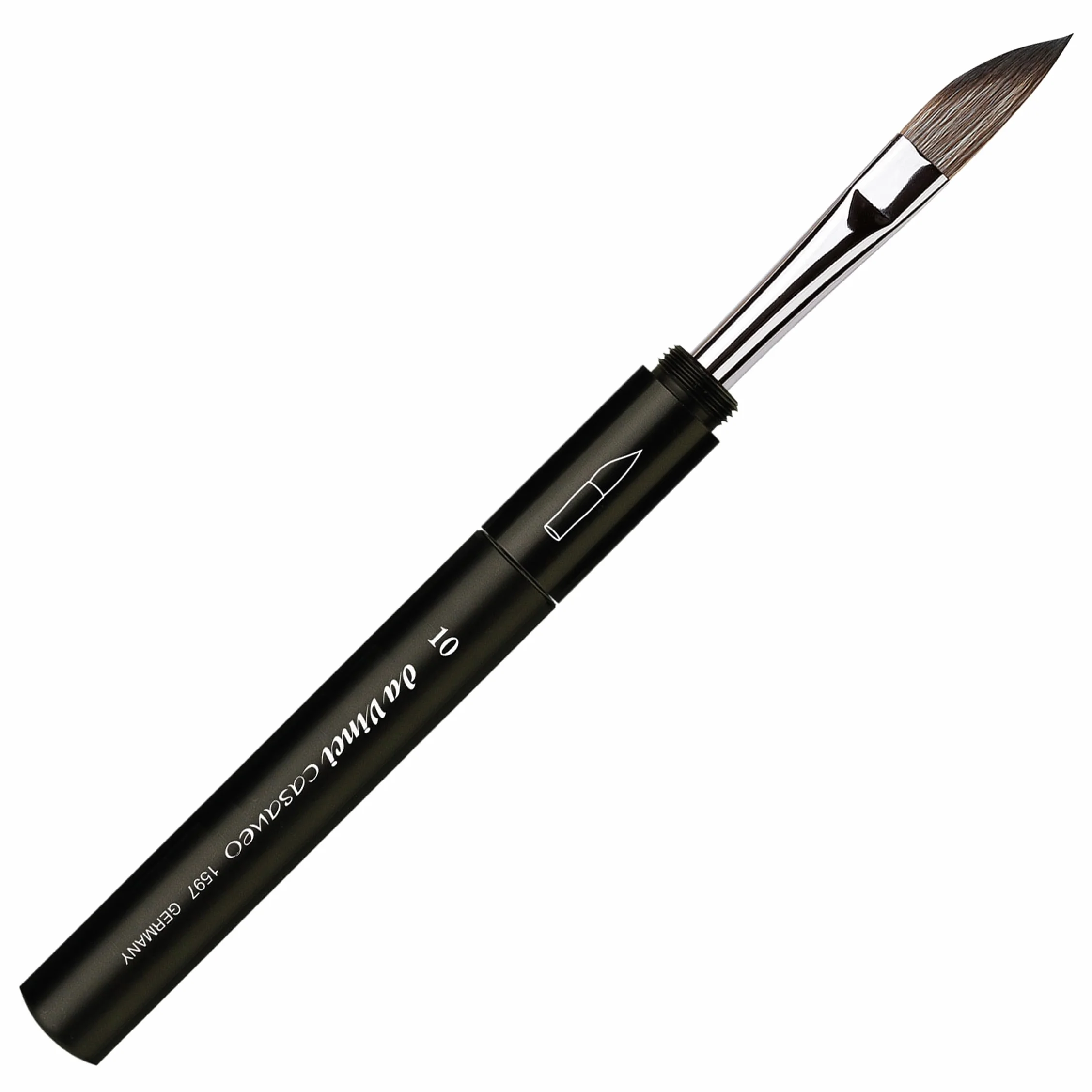 Da Vinci 1597TP-10 Casaneo Pędzel Czarny