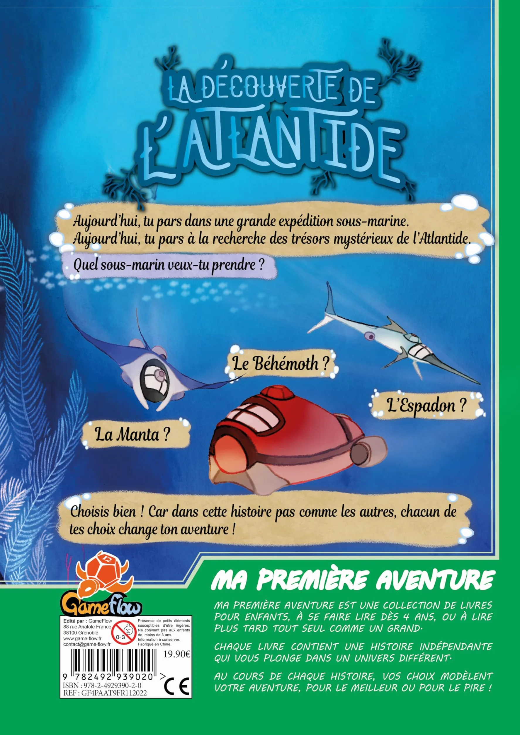 La découverte de l'Atlantide: Ma Première Aventure