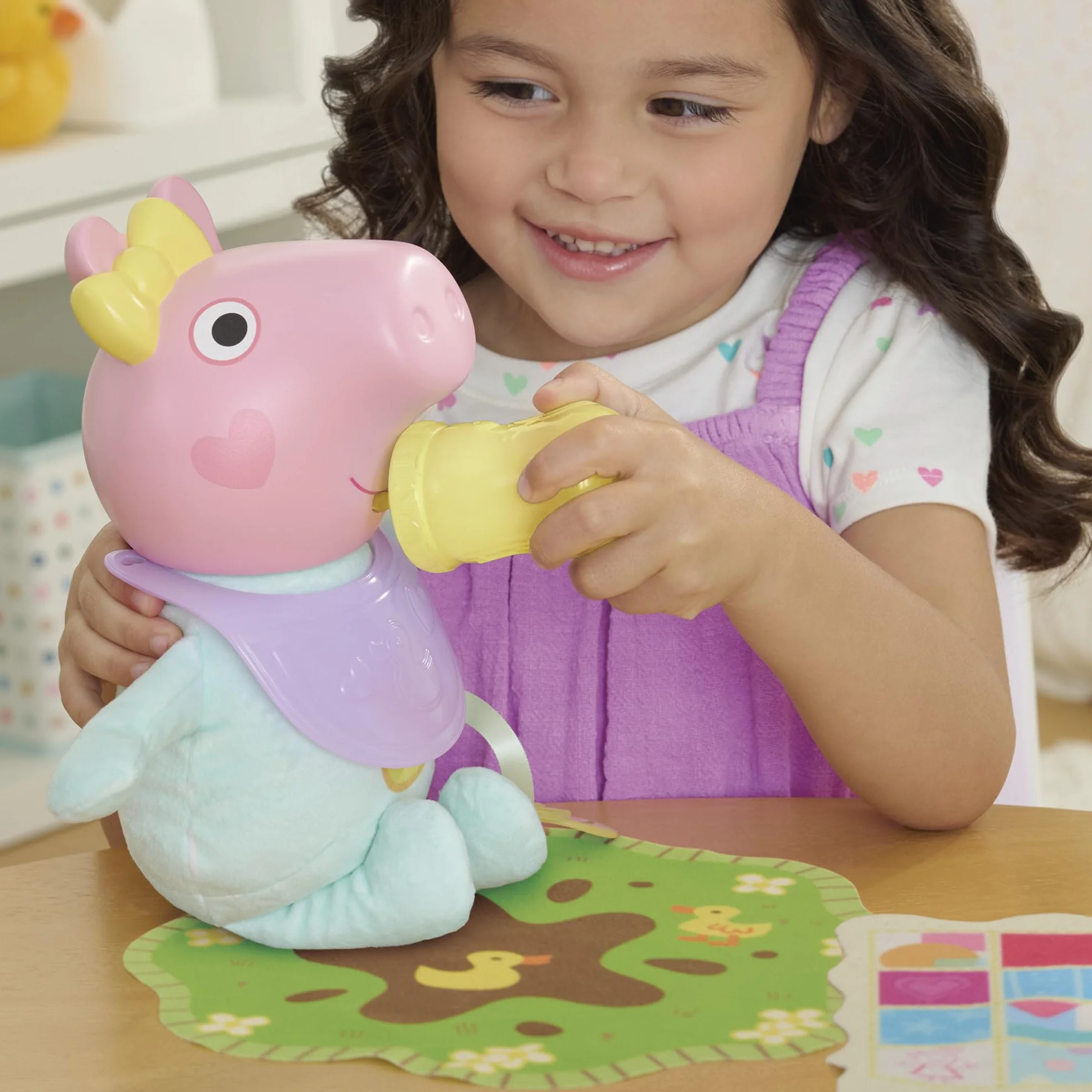 Peppa Pig Interaktywna Lalka Świnka Peppa Chrumkanie i Przytulanie Evie