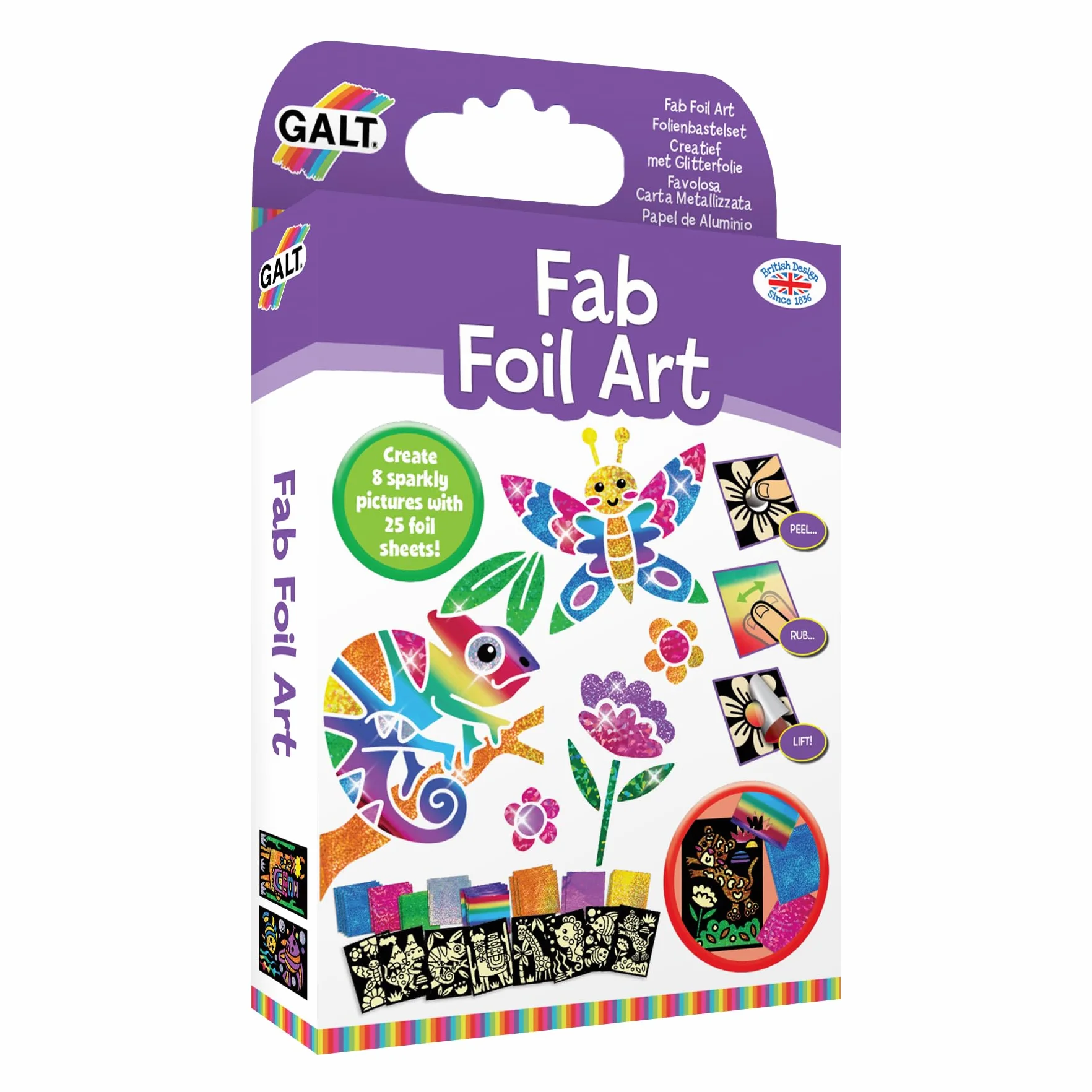 Galt Toys, Fab Folia Art, zestaw rzemieślniczy dla dzieci, dla dzieci w wieku od 6 lat