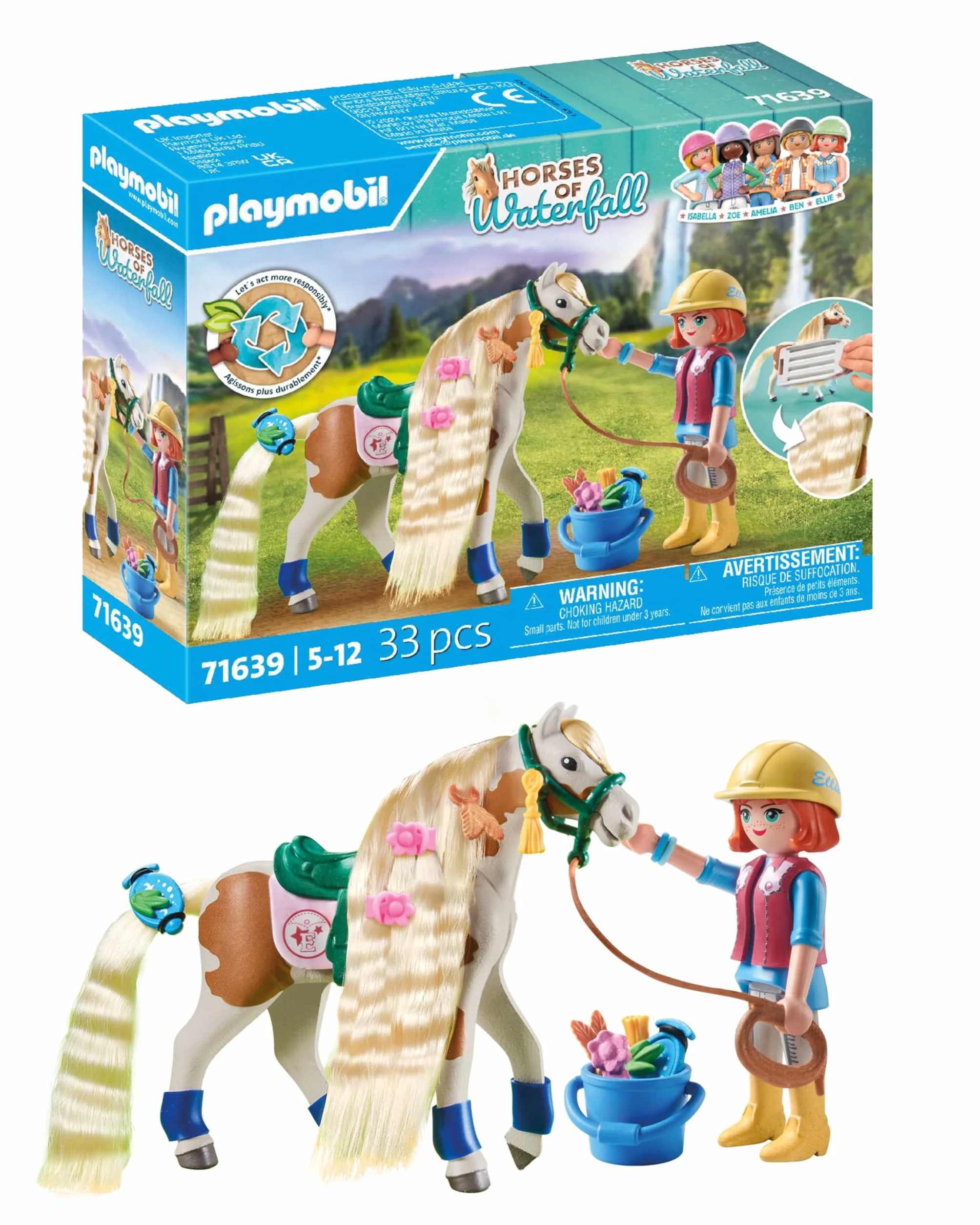PLAYMOBIL Horses of Waterfall 71639 Ellie z koniem, od 5 lat