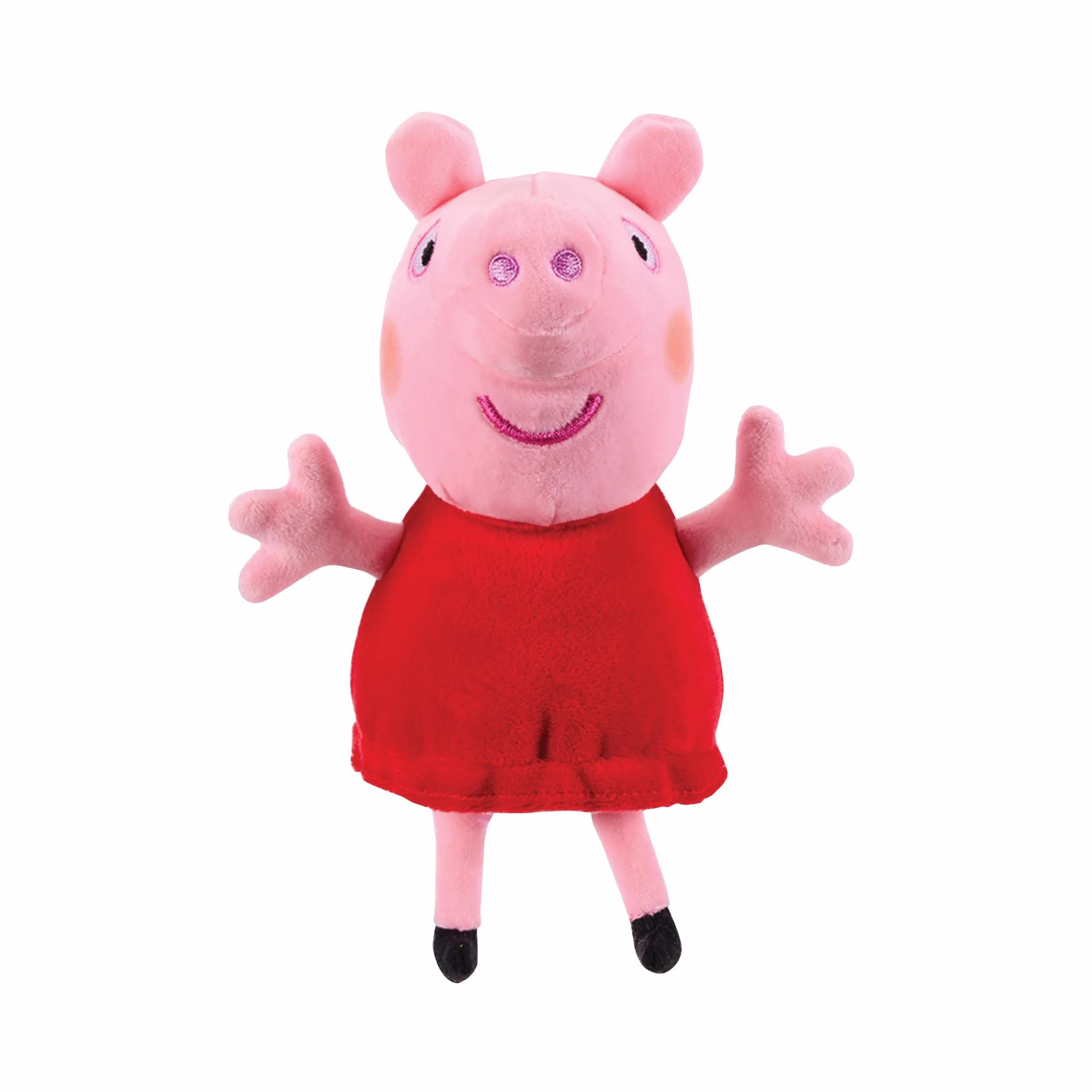 Peppa Pig 3-Pack Plsuhies - Peppa with Little Brother George and Baby Sister Evie - Stuffed Animal Pre-school Toys