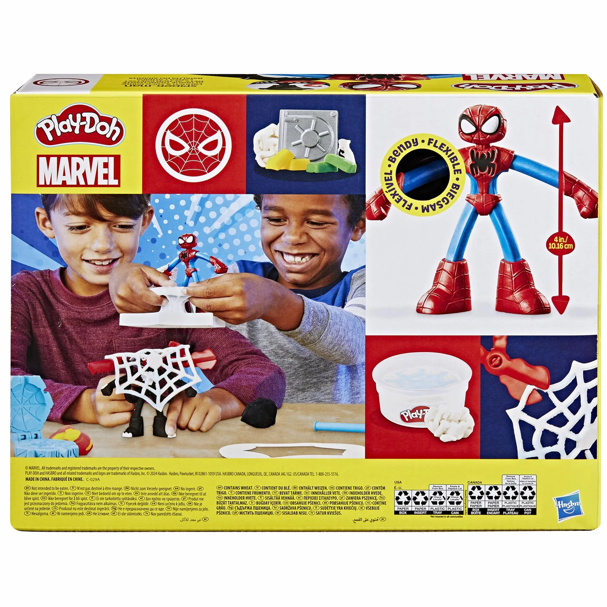 Zestaw do zabawy Play-Doh Marvel Spider-Man Walcz, strzelaj i przecinaj
