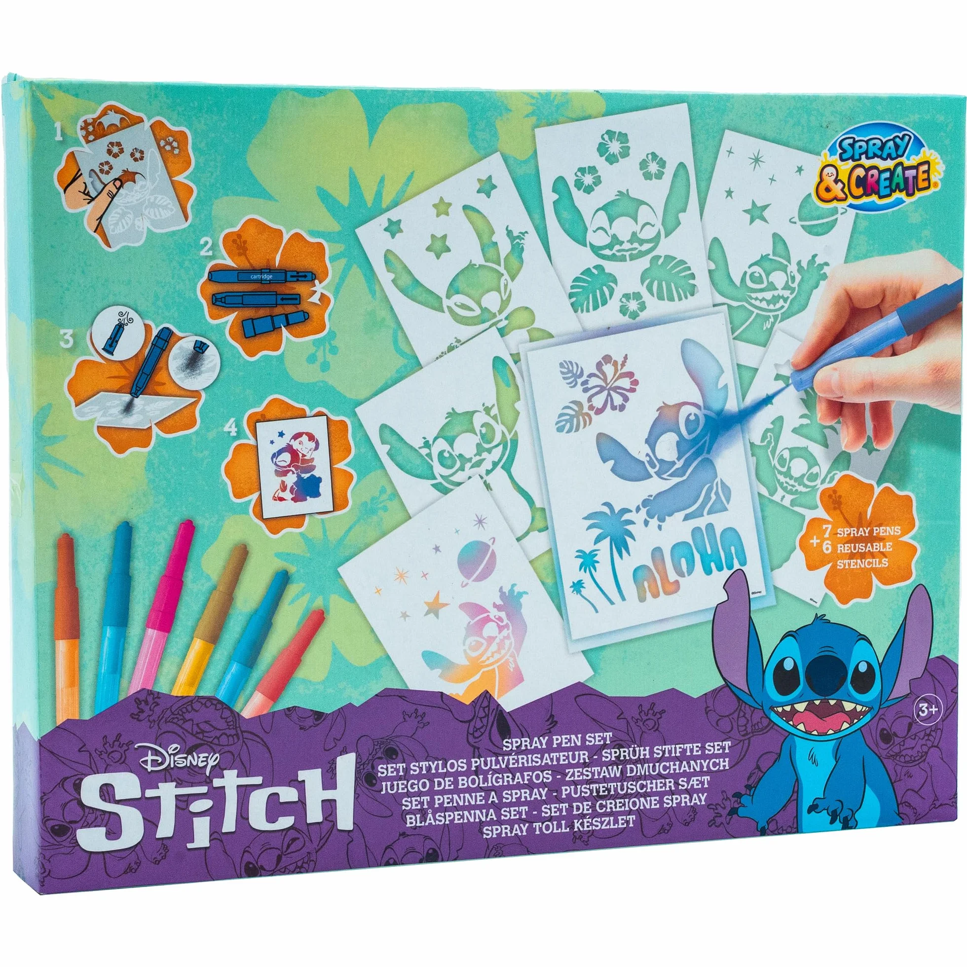 Disney Zestaw długopisów Stitch