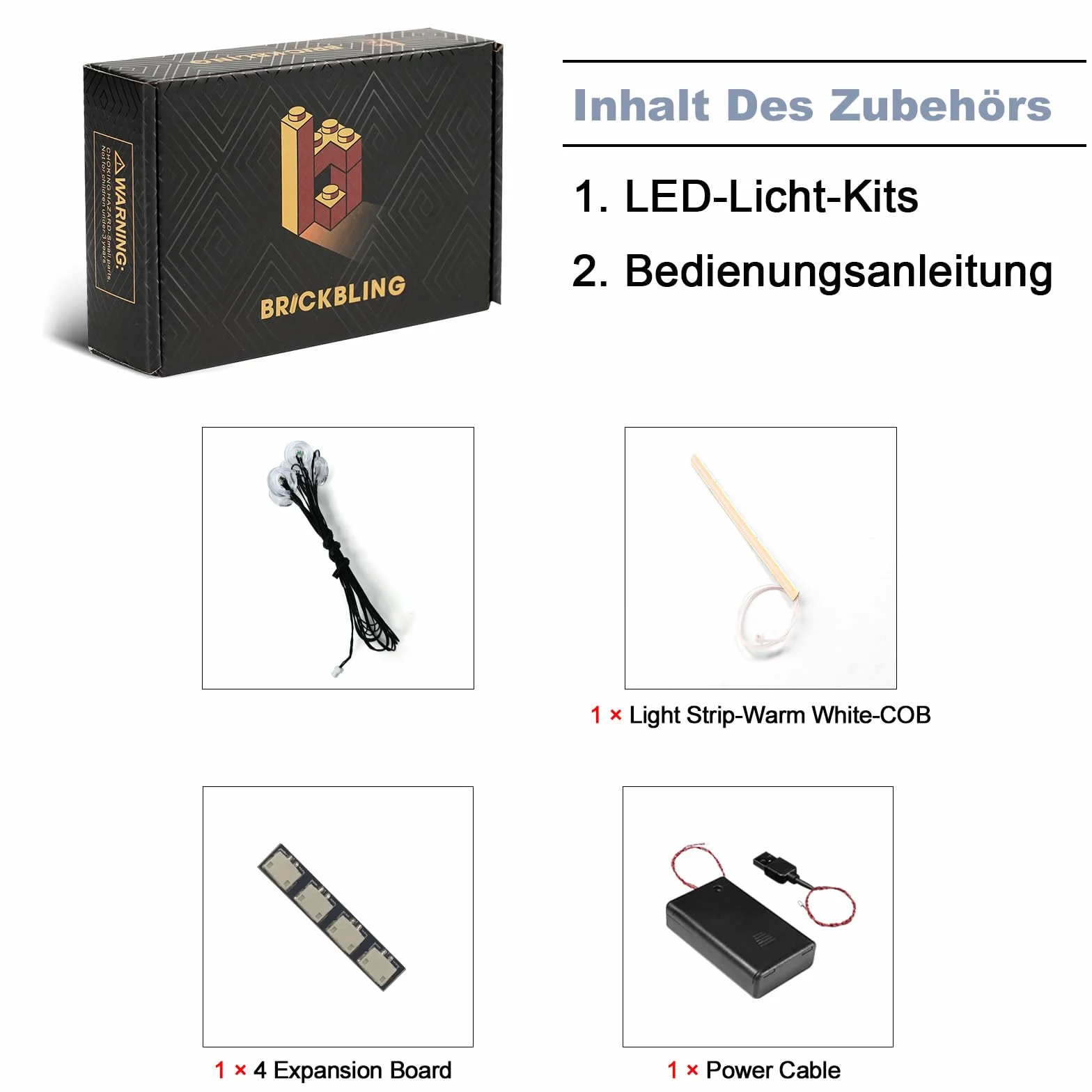 BrickBling Zestaw oświetleniowy LED kompatybilny z Lego 10343 Mini Orchid