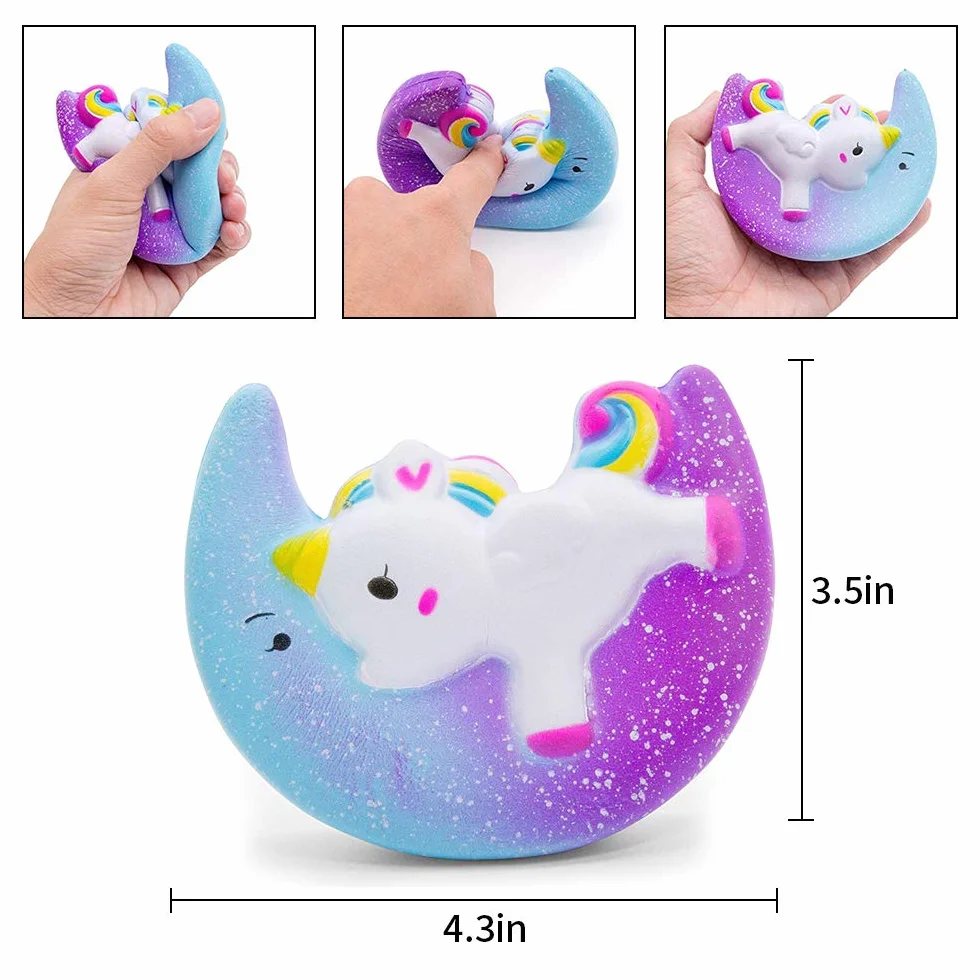 VICTERR zabawka antystresowa Squishy, zestaw 4 sztuk, prezenty na imprezę, autyzm, stany lękowe dla dzieci, dziewcząt, chłopców i dorosłych