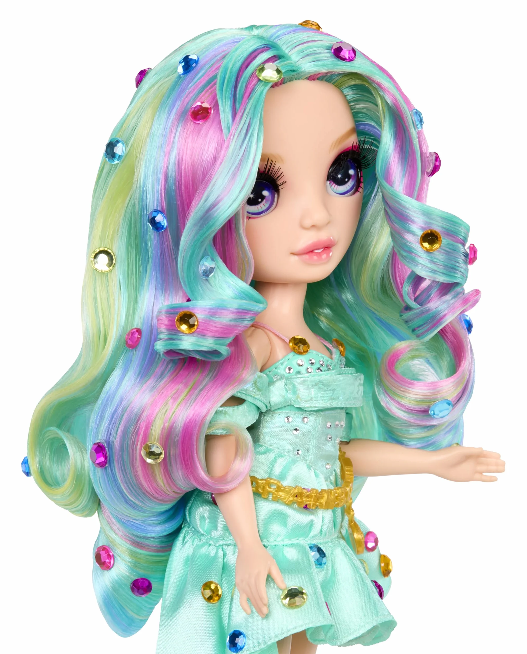 Rainbow High Be Dazzling Celine Turquoise 28 cm Lalka z Narzędziem do Ozdabiania