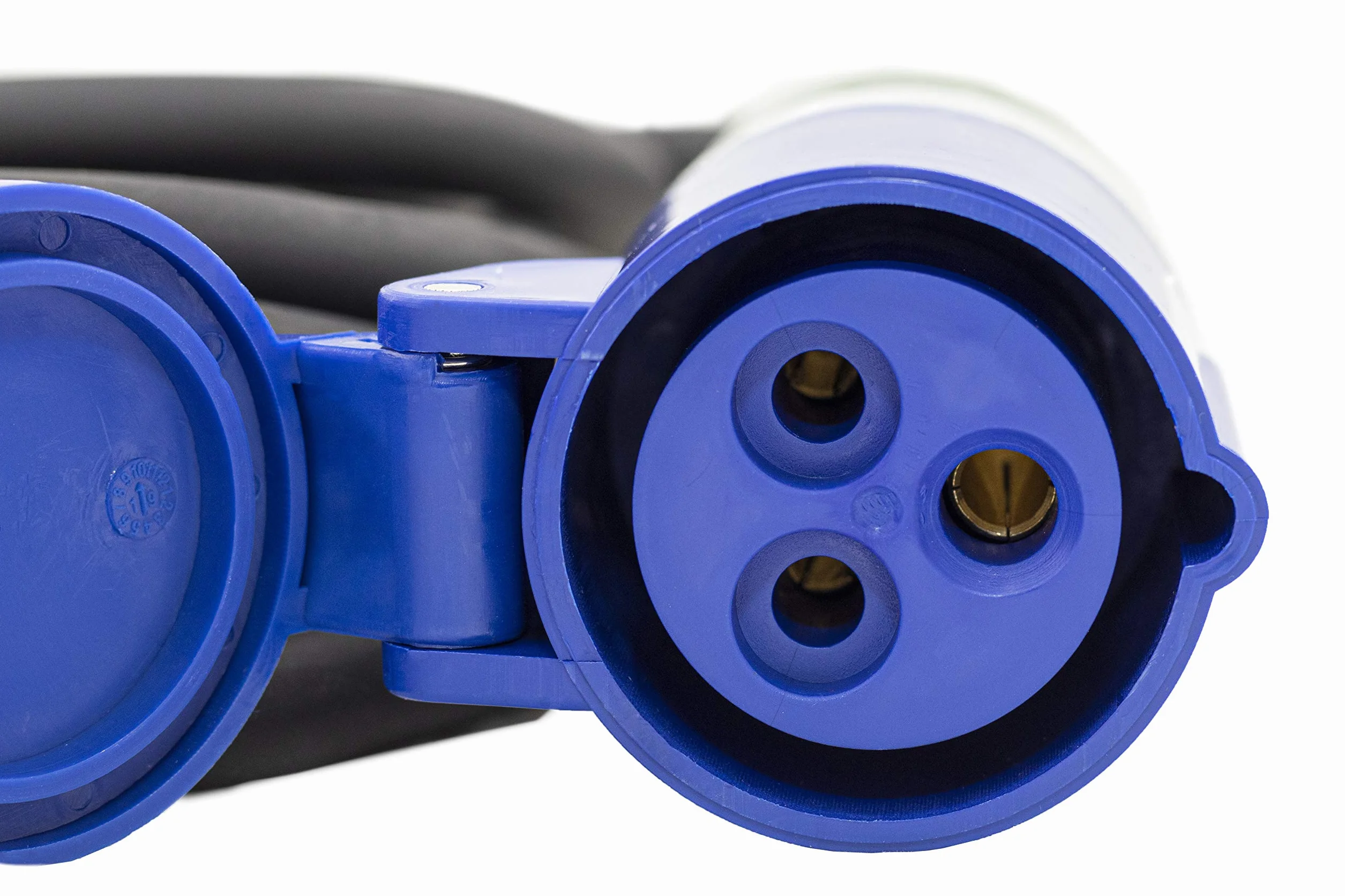 Meister 7425280 7425280 adapter kablowy (1,5 m, CEE i stykowe złącze ochronne, wytrzymały przewód gumowy H07RN-F3G, 2,5 mm², 16 A, 230 V, IP44, do użytku na zewnątrz)
