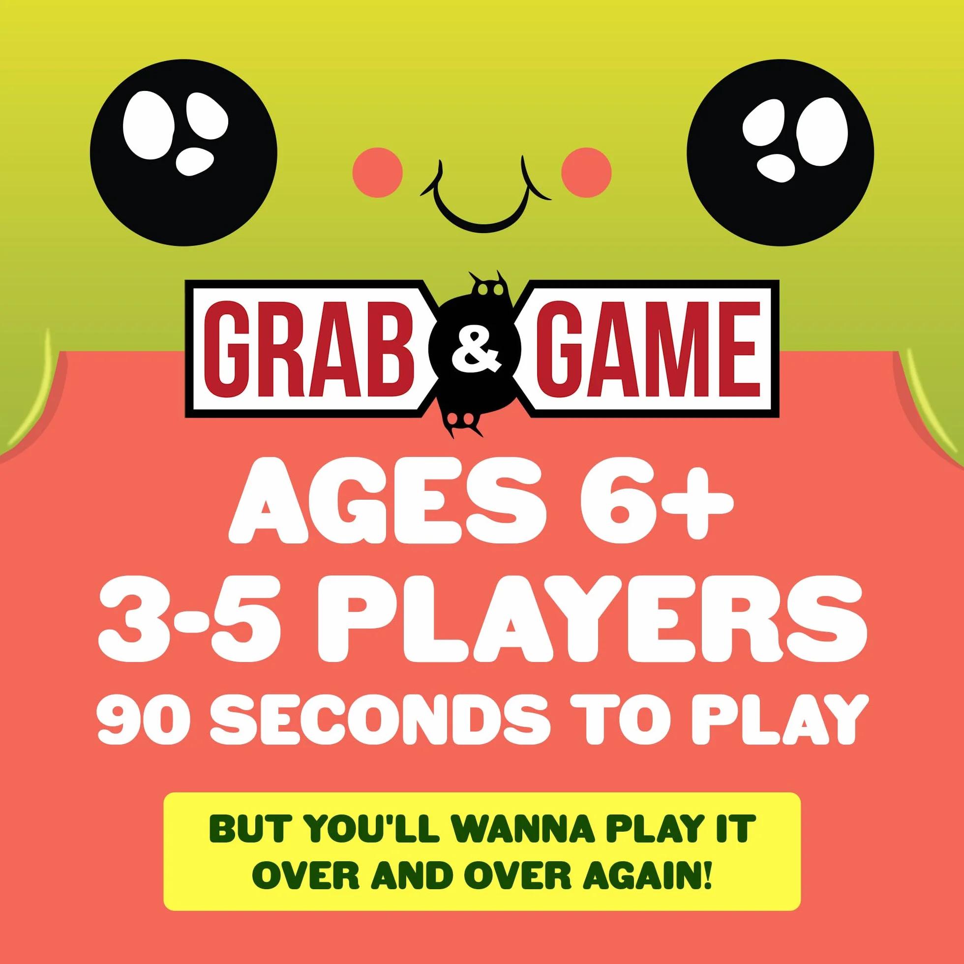 Exploding Kittens - Happy Salmon Grab & Game - Compact Travel-Sized Card Game for 3-5 Players, Ages 6+, 90 Second Rounds- Easy to Learn Quick Matching Card Game- Ideal for Parties, Family Game Night