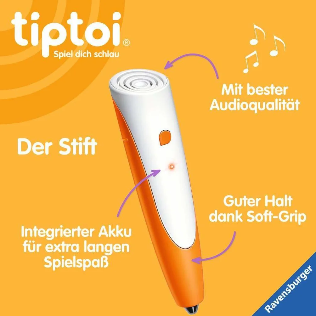 Ravensburger Tiptoi Elektroniczna Książka Edukacyjna, Wielokolorowy, Od 4 lat