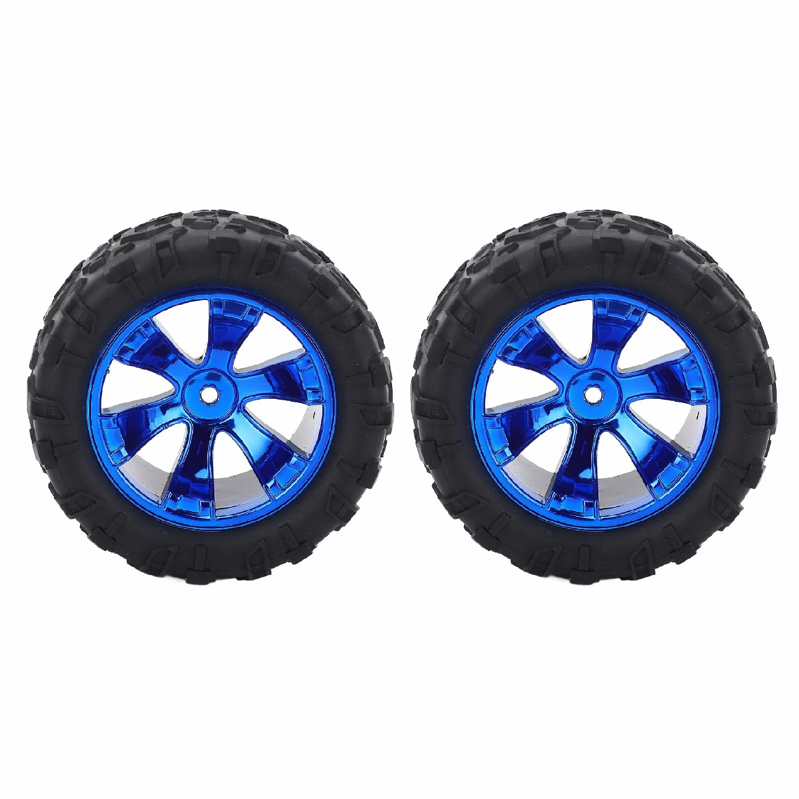 2PCS RC Koło Opony, Gumowe Opony Oponowe Plastikowe Piasty kół Odporne na Zamiennik Opony dla 1:12 RC Car 144018 3000