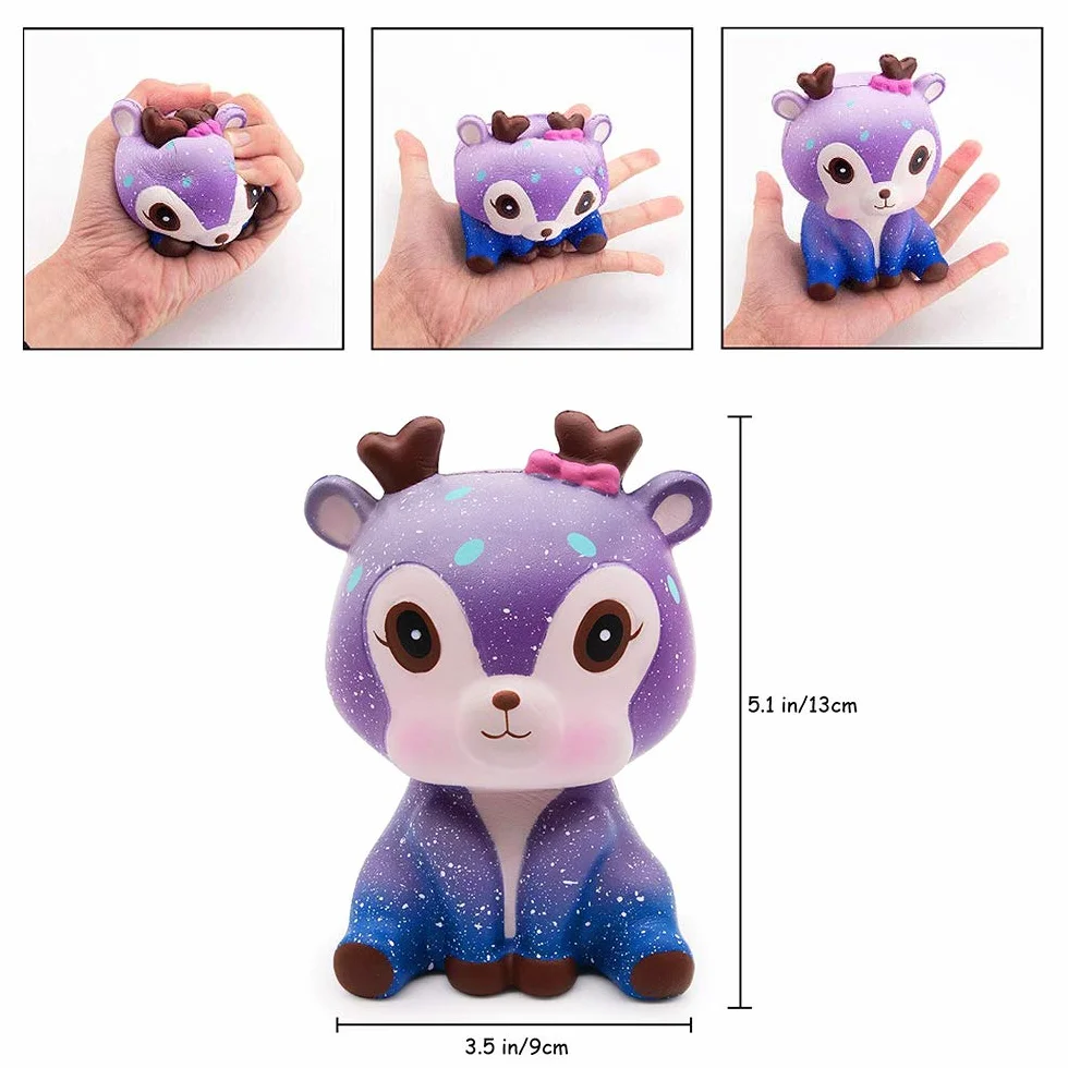 VICTERR zabawka antystresowa Squishy, zestaw 4 sztuk, prezenty na imprezę, autyzm, stany lękowe dla dzieci, dziewcząt, chłopców i dorosłych