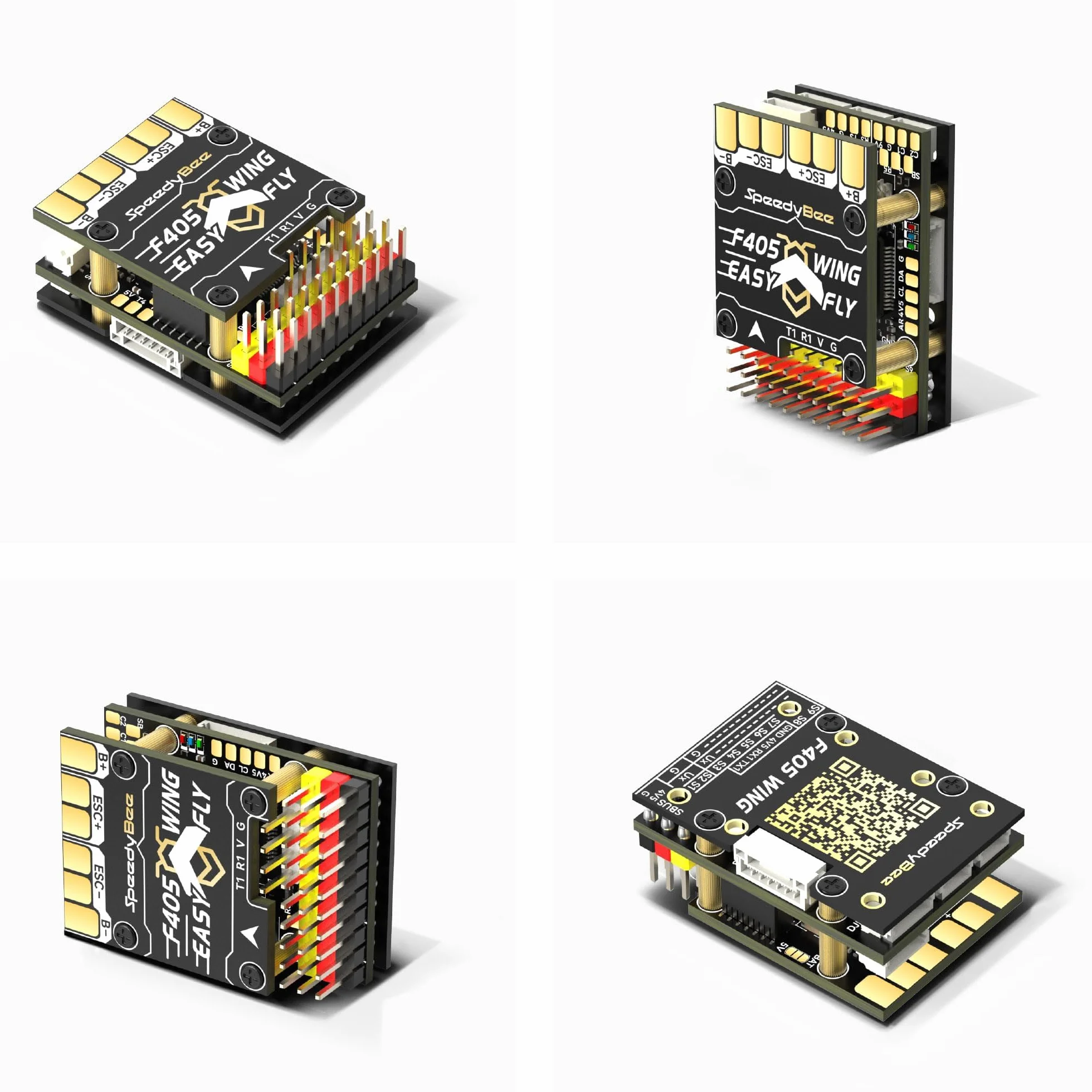 Speedybee F405 Mini Fixed Wing Flight Controller, obsługa aplikacji INAV Ardupilot, bezprzewodowa, konfiguracja 11 PWM, bezlutowna, multilayer FC PDB Board