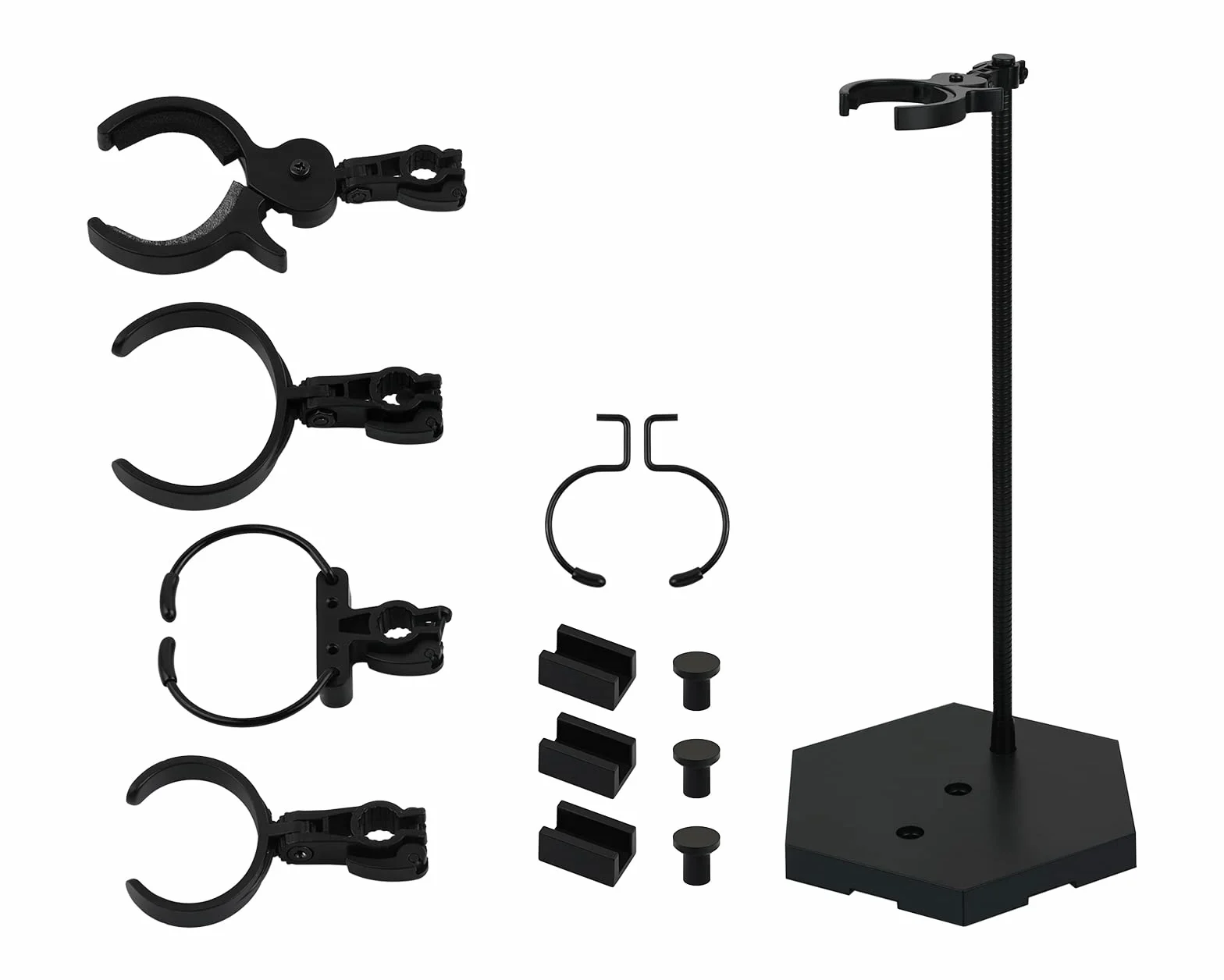 Stojak na figurki 30 cm metalowy łączony do figurek 1/6 1/9