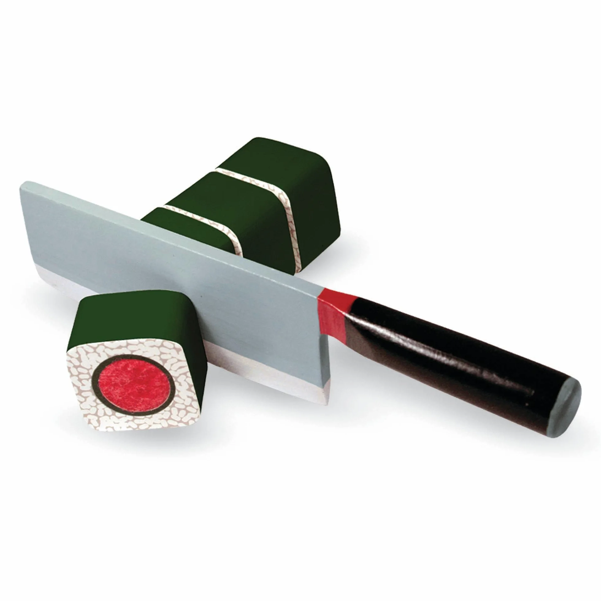 Melissa & Doug – zabawkowy zestaw do krojenia sushi | zabawa imaginacyjna | zabawkowe jedzenie | 3+ | prezent dla chłopca lub dziewczynki