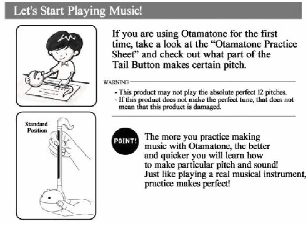 Otamatone Czuły na dotyk elektroniczny instrument muzyczny, specjalna edycja angielska