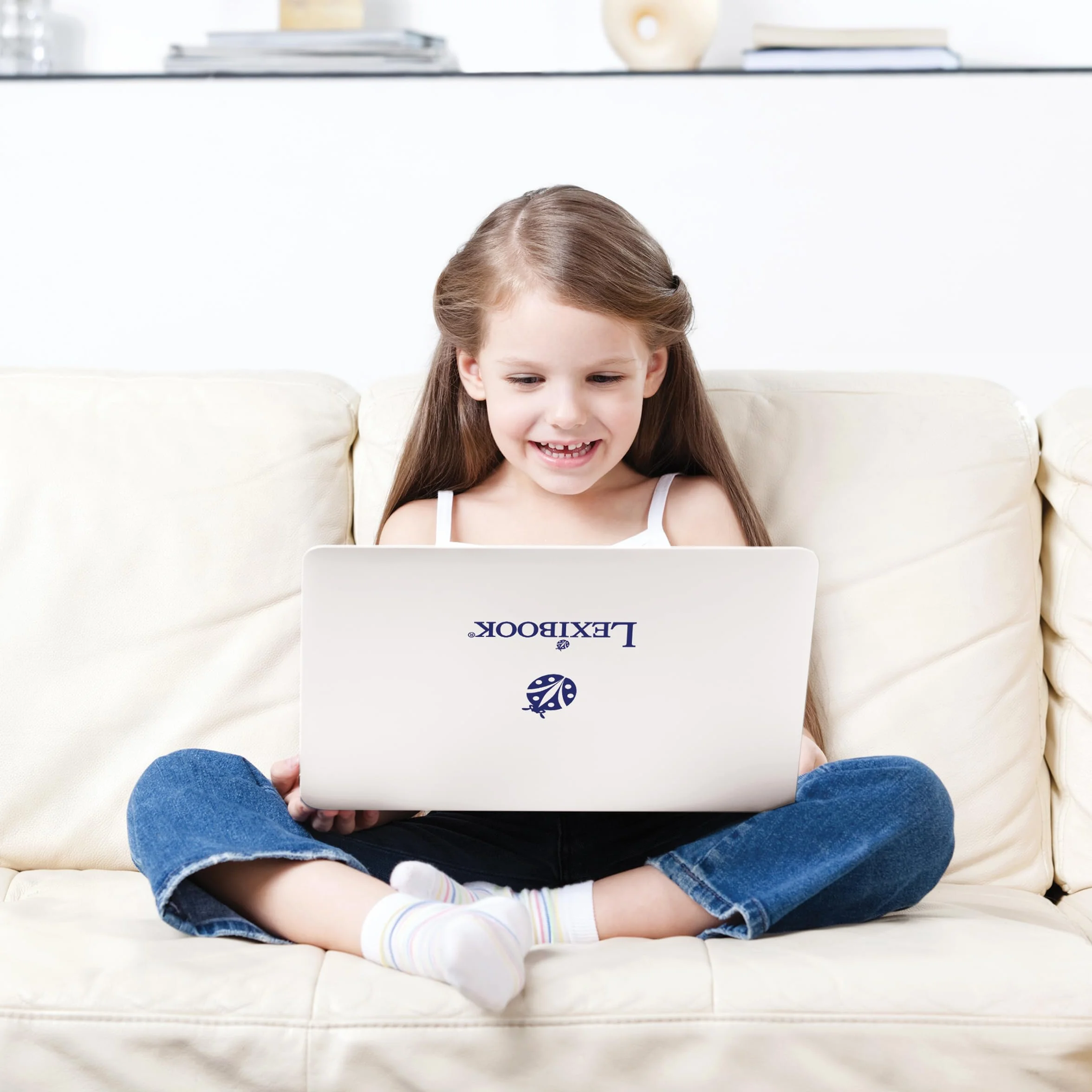 Lexibook, Dwujęzyczny i Pedagogiczny Laptop w Języku Angielskim, Niemieckim, 170 Aktywności do Nauki, Gier i Muzyki, Duży Ekran, JC599i3
