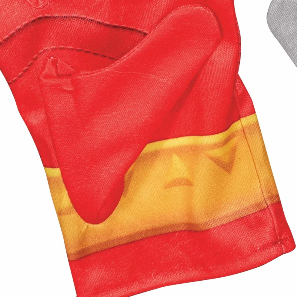 Red Ranger Gloves for Kids, Power Rangers Dino Fury, One Size