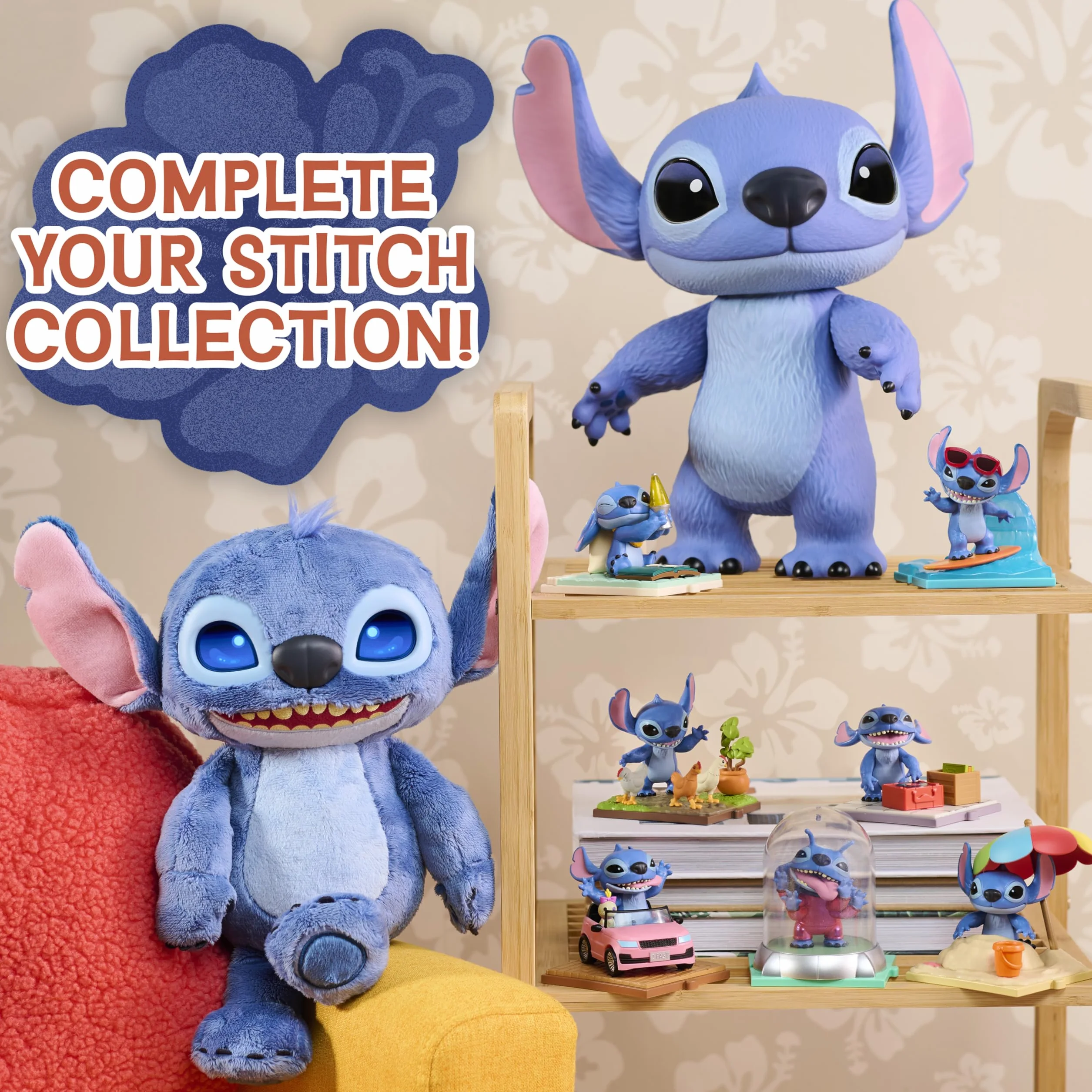 Just Play Stitch Live Action Vinyl Figurka, Kids Toys for Ages 3 Up by