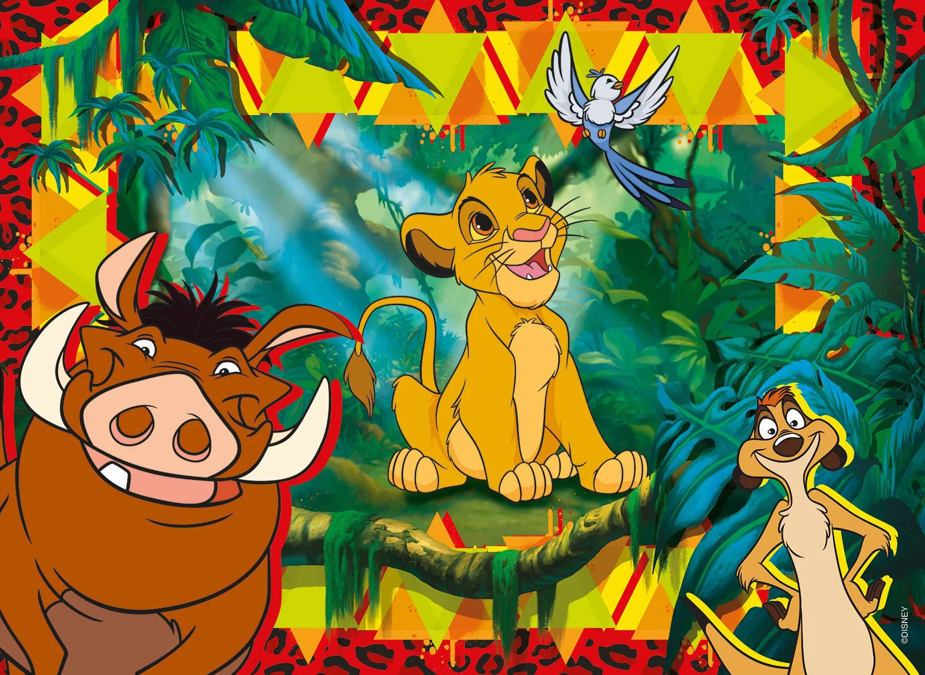 Liscianigiochi Król Lew Disney Puzzle, Wielokolorowy, 60 elementów