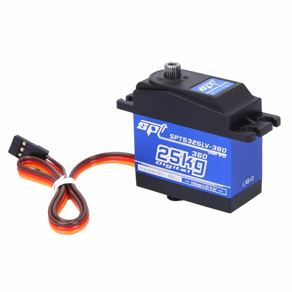 1500μs 330hz 360 ciągły obrót 360 25 KG serwo cyfrowe RC robot serwo ciągły obrót serwo 360 stopni serwo 360 stopni serwomotory 360 stopni serwomotory najlepsze serwo