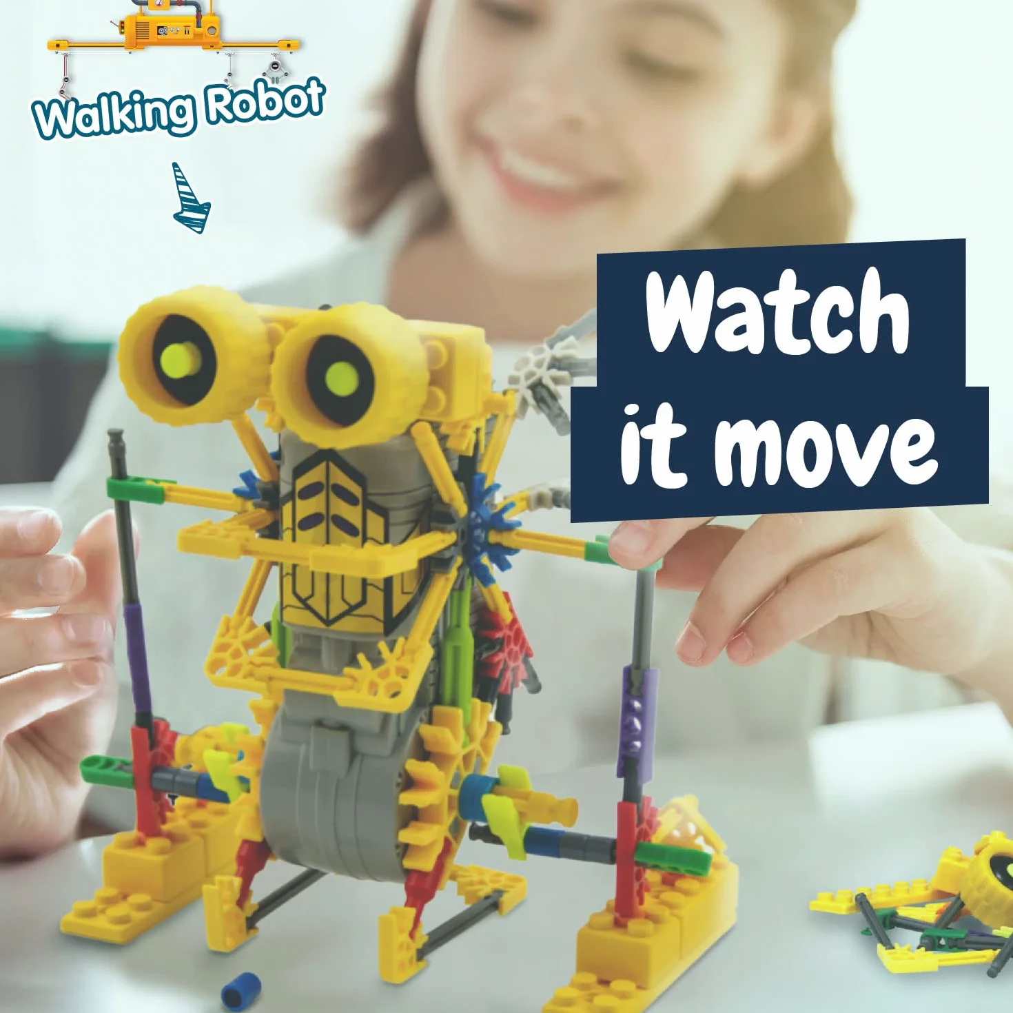 Science4you - Robotyka Betabot, robot do samodzielnego budowania z tym zestawem klocków, zabawka edukacyjna UNT, dla dzieci od 8 lat, 23 x 6,5 x 22