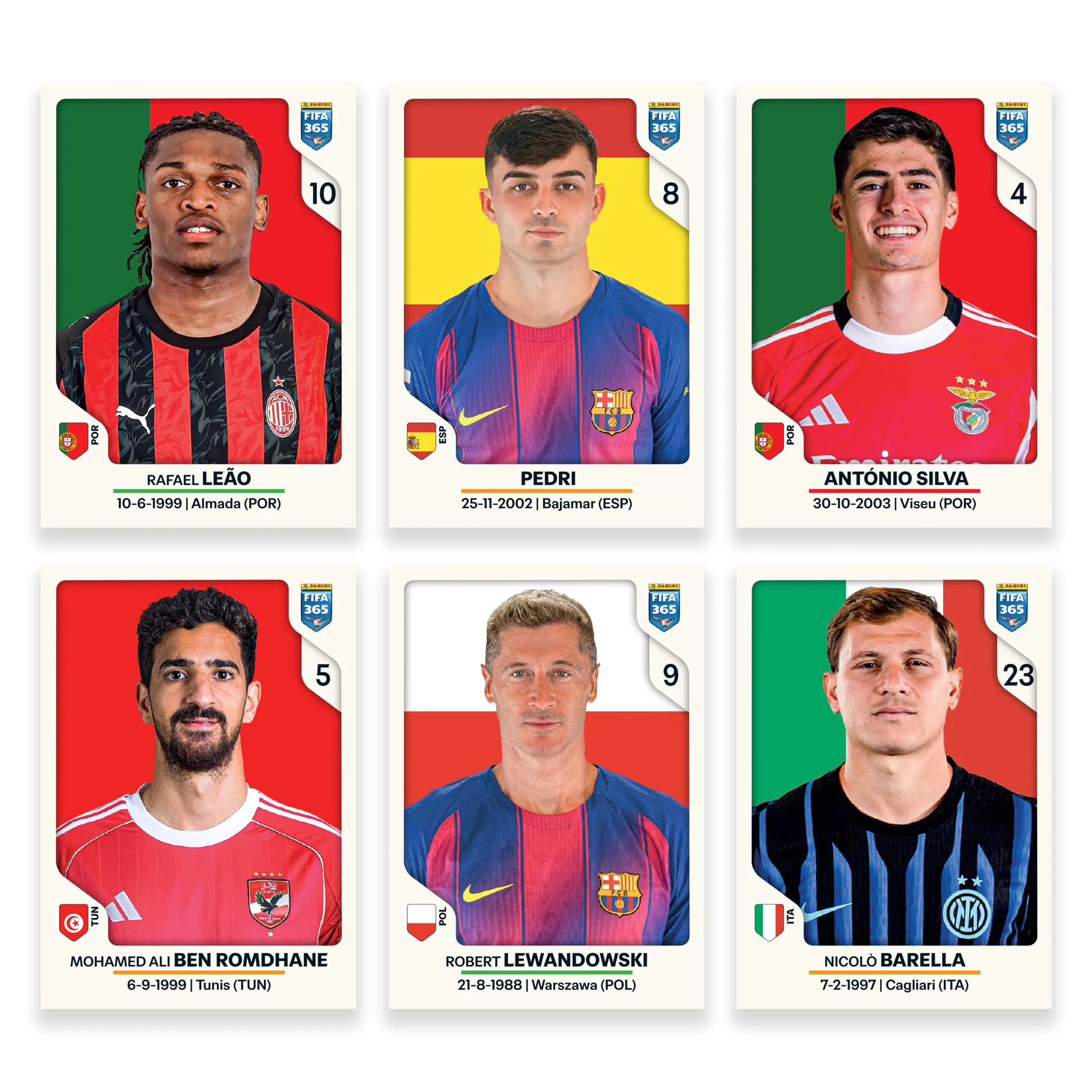 Panini FIFA 365 2026 naklejki blister, 8 sztuk