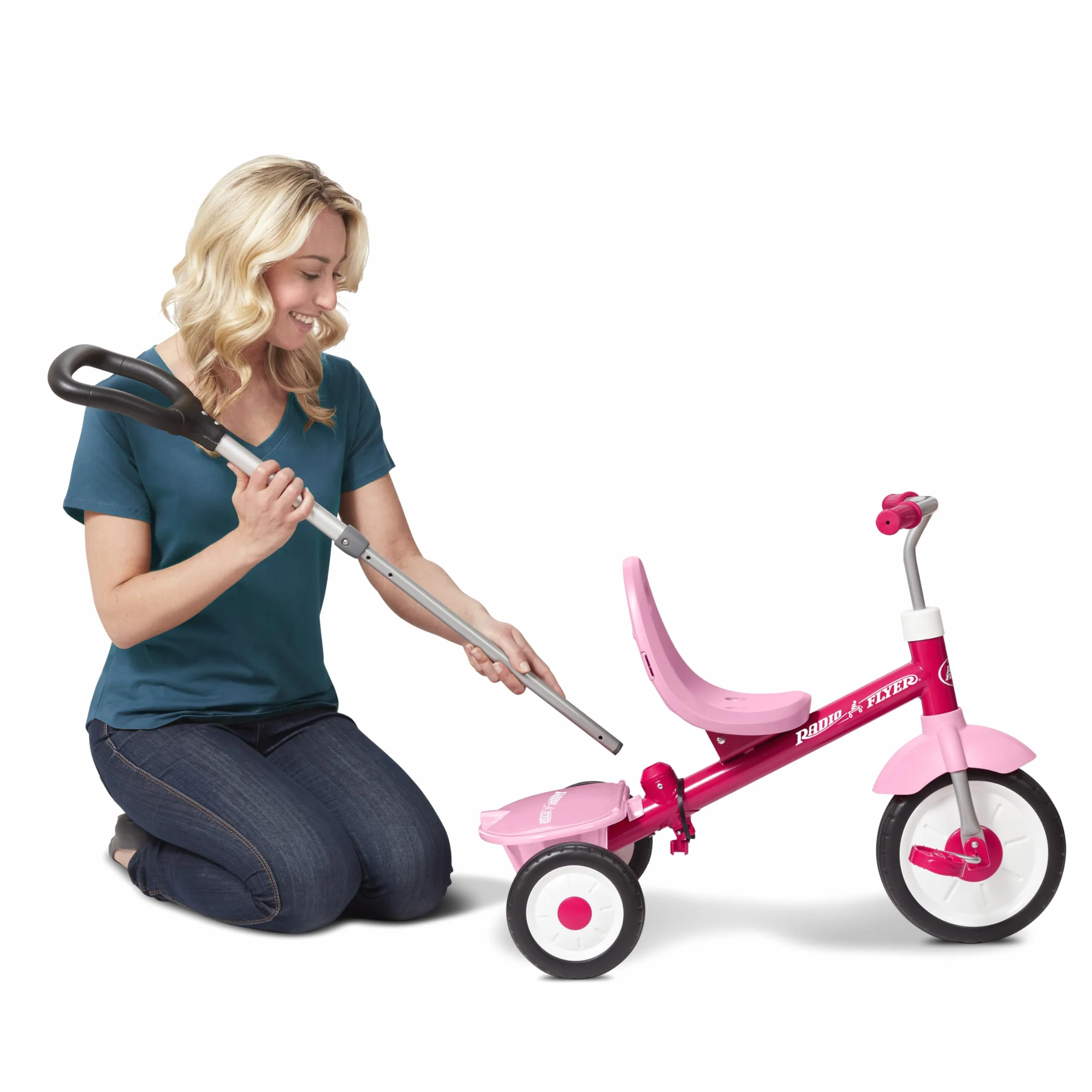Radio Flyer 456PAZ Stroller Trike, różowy